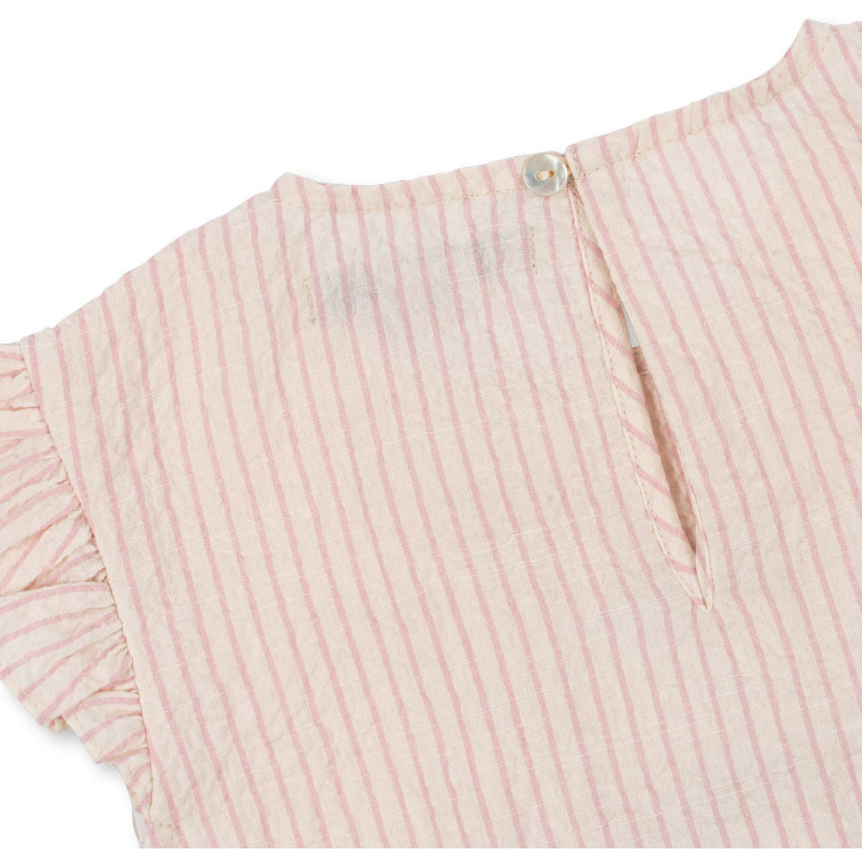 Konges Sløjd Peony Stripe Ellie Frill Top Gots