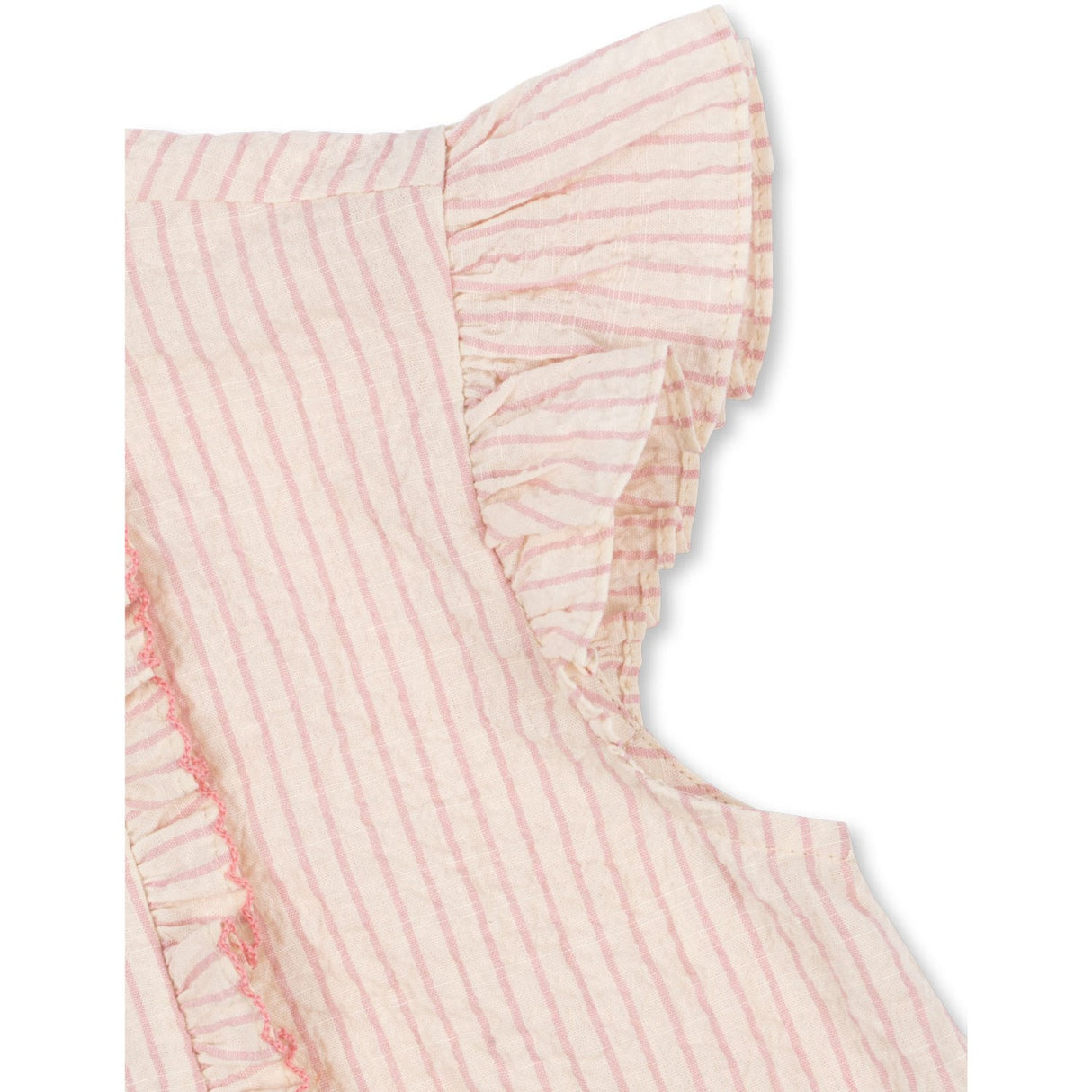 Konges Sløjd Peony Stripe Ellie Frill Top Gots