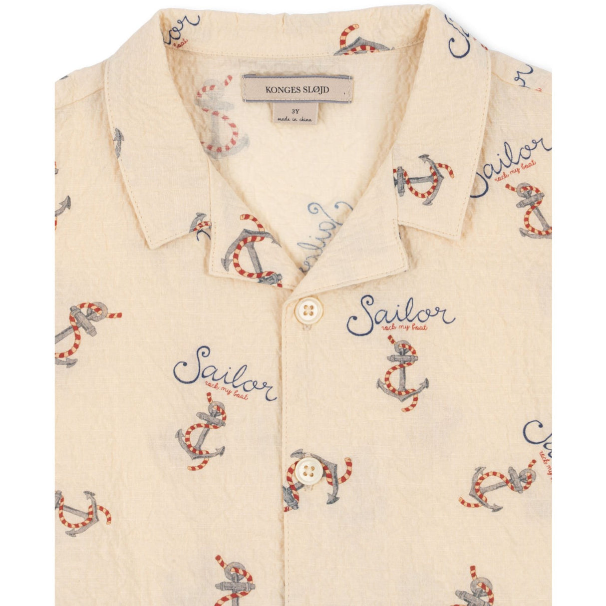 Konges Sløjd Rock My Boat Elliot Ss Shirt Gots