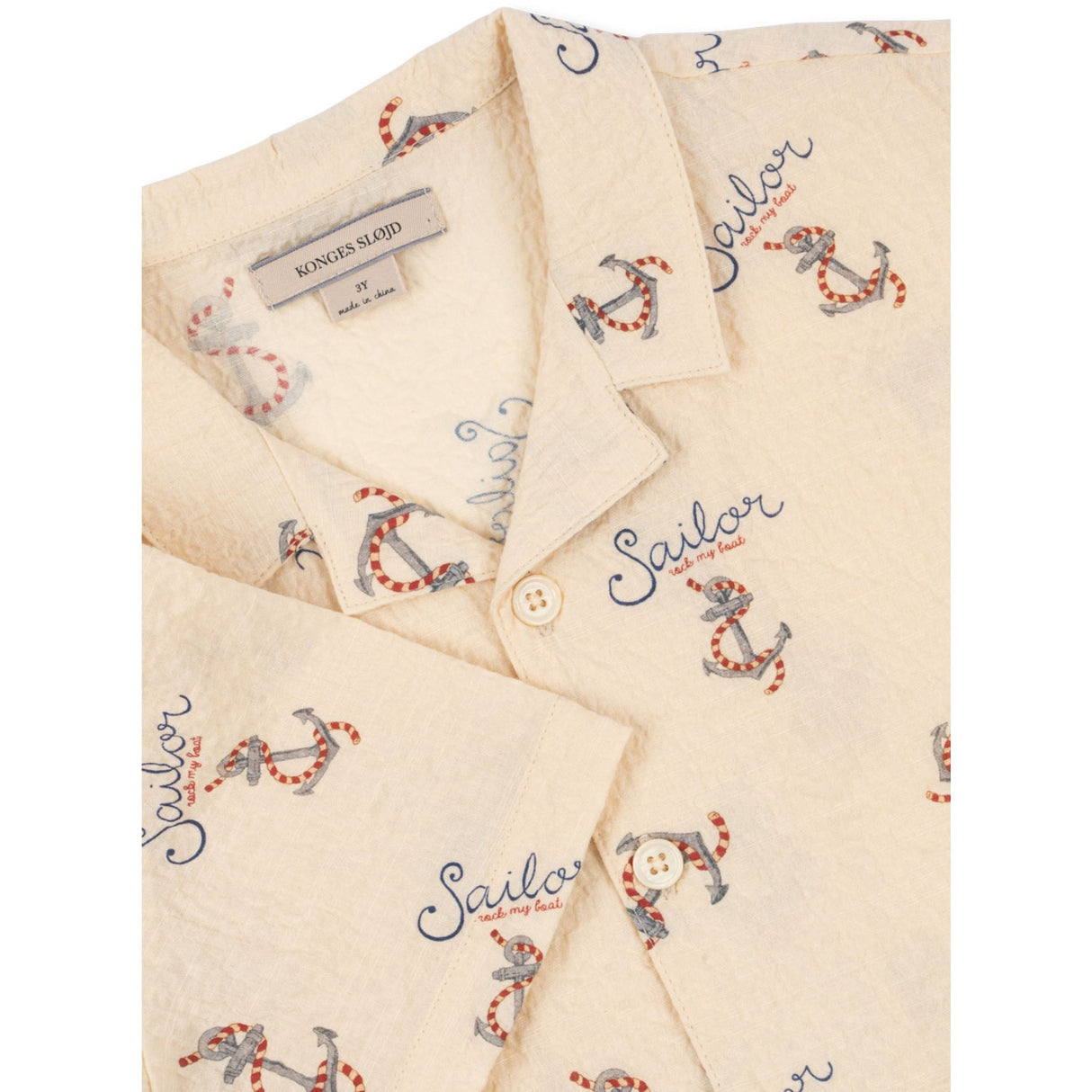 Konges Sløjd Rock My Boat Elliot Ss Shirt Gots