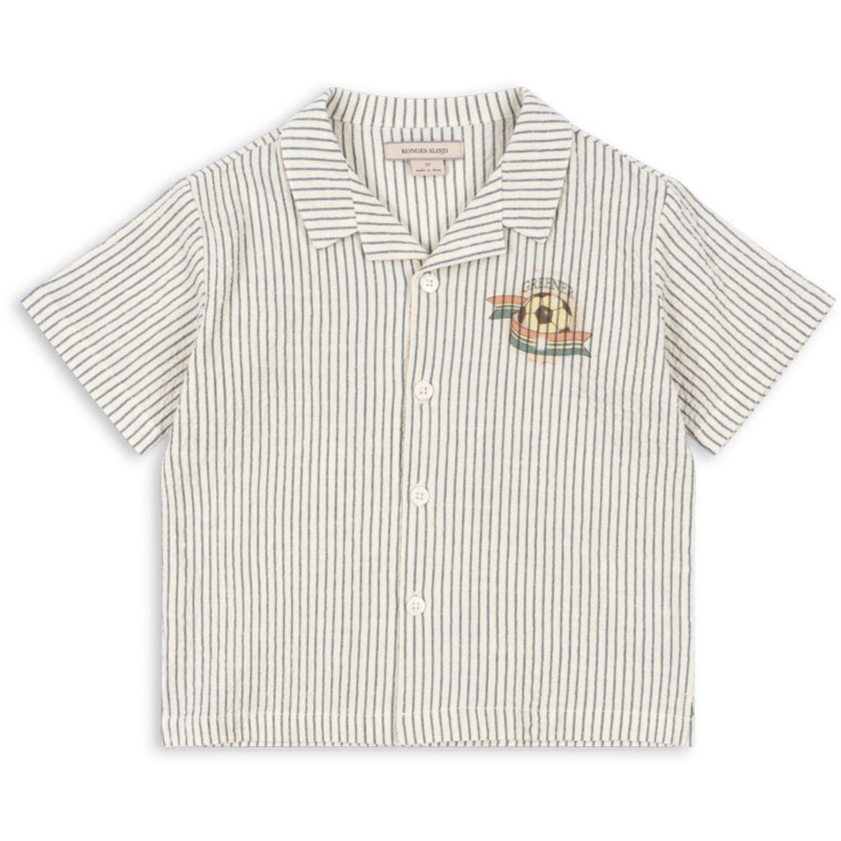Konges Sløjd Stripe Bluie Elliot Ss Shirt Gots
