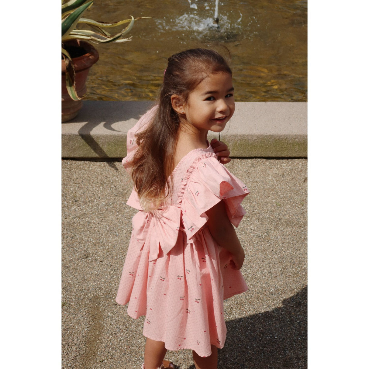 Konges Sløjd Cherry Coeur Evia Bow Dress Gots