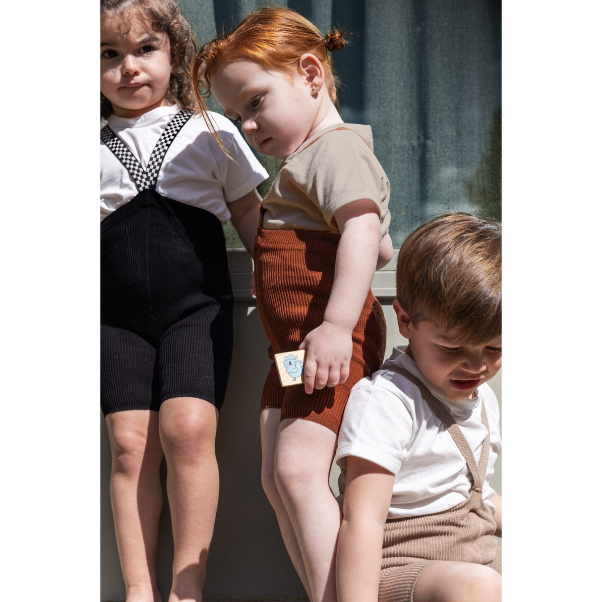 Silly Silas Cinnamon Shorty Tights With Braces