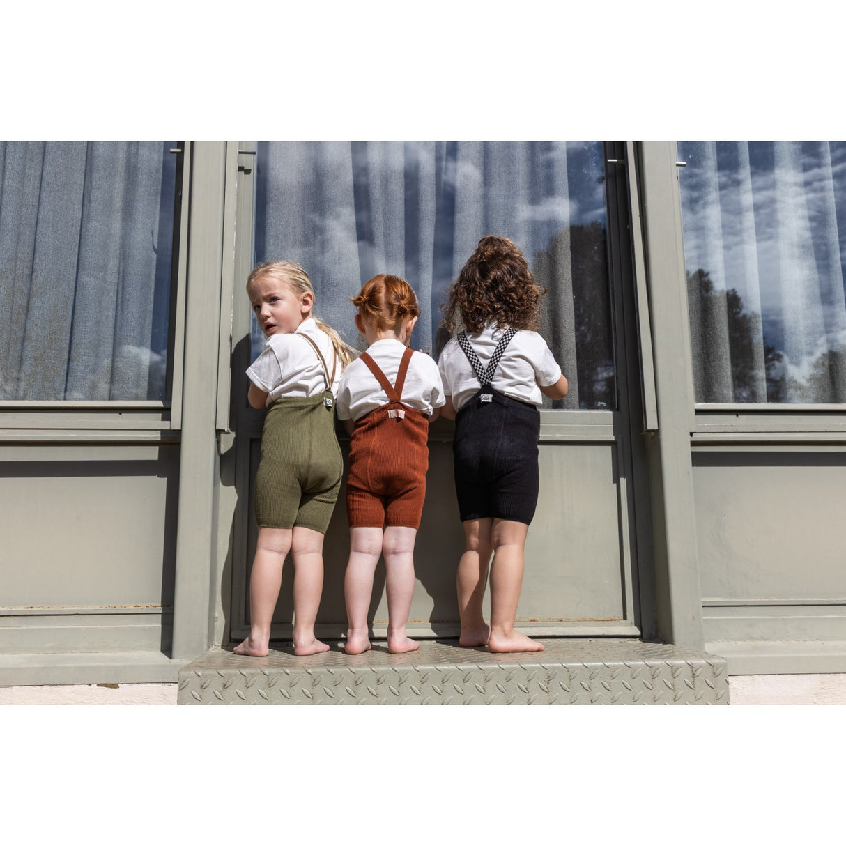 Silly Silas Cinnamon Shorty Tights With Braces