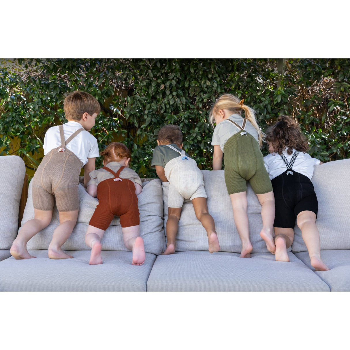 Silly Silas Cinnamon Shorty Tights With Braces