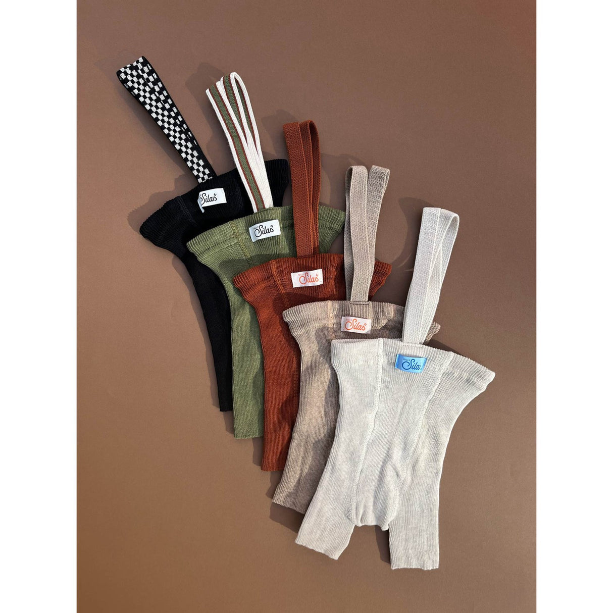 Silly Silas Cinnamon Shorty Tights With Braces