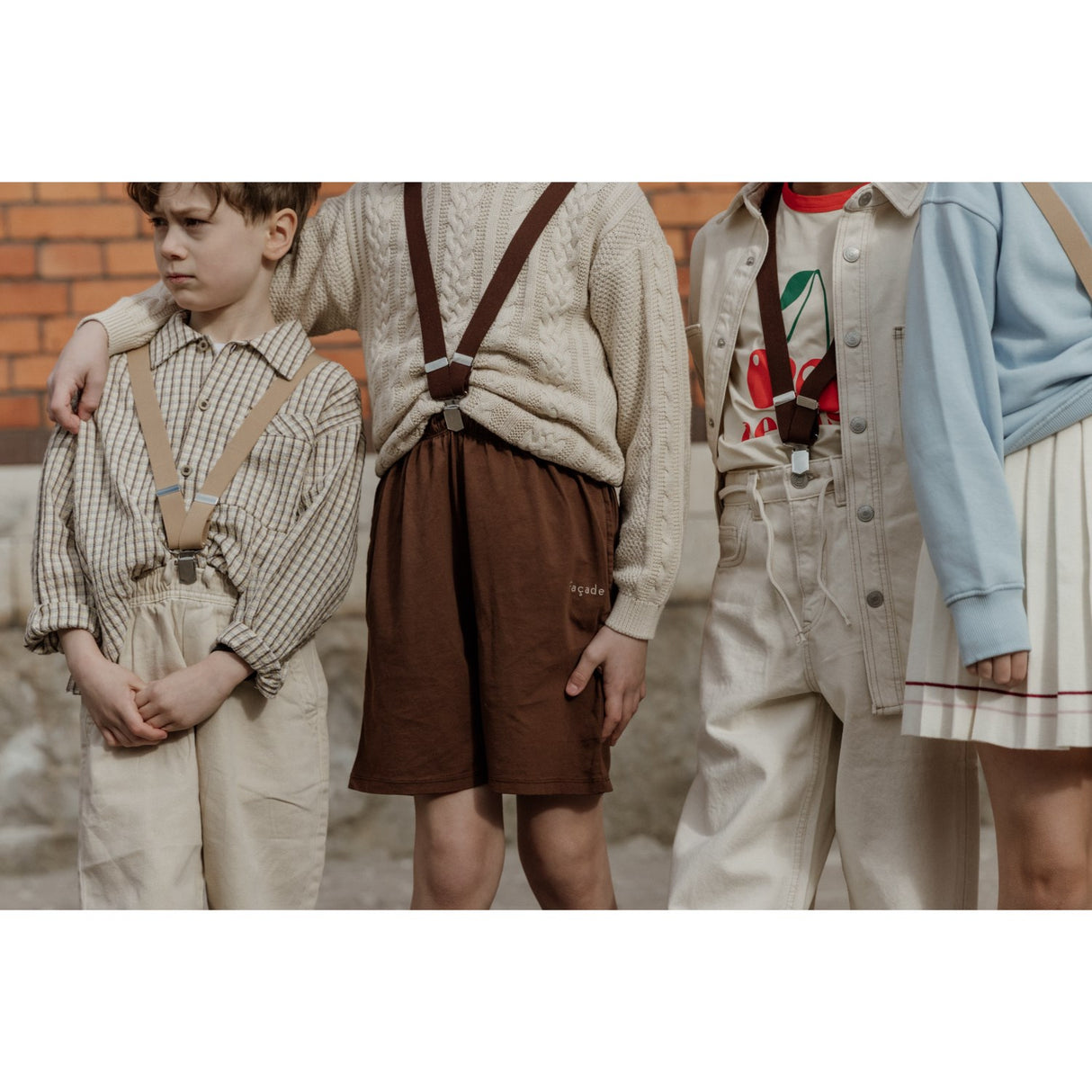 Silly Silas Sand Brown Kids' Braces