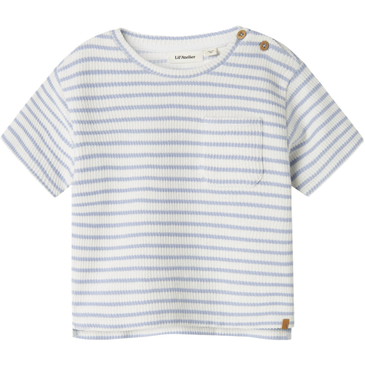 Lil'Atelier Zen Blue Nmmtadeo Ss Loose Top Lil