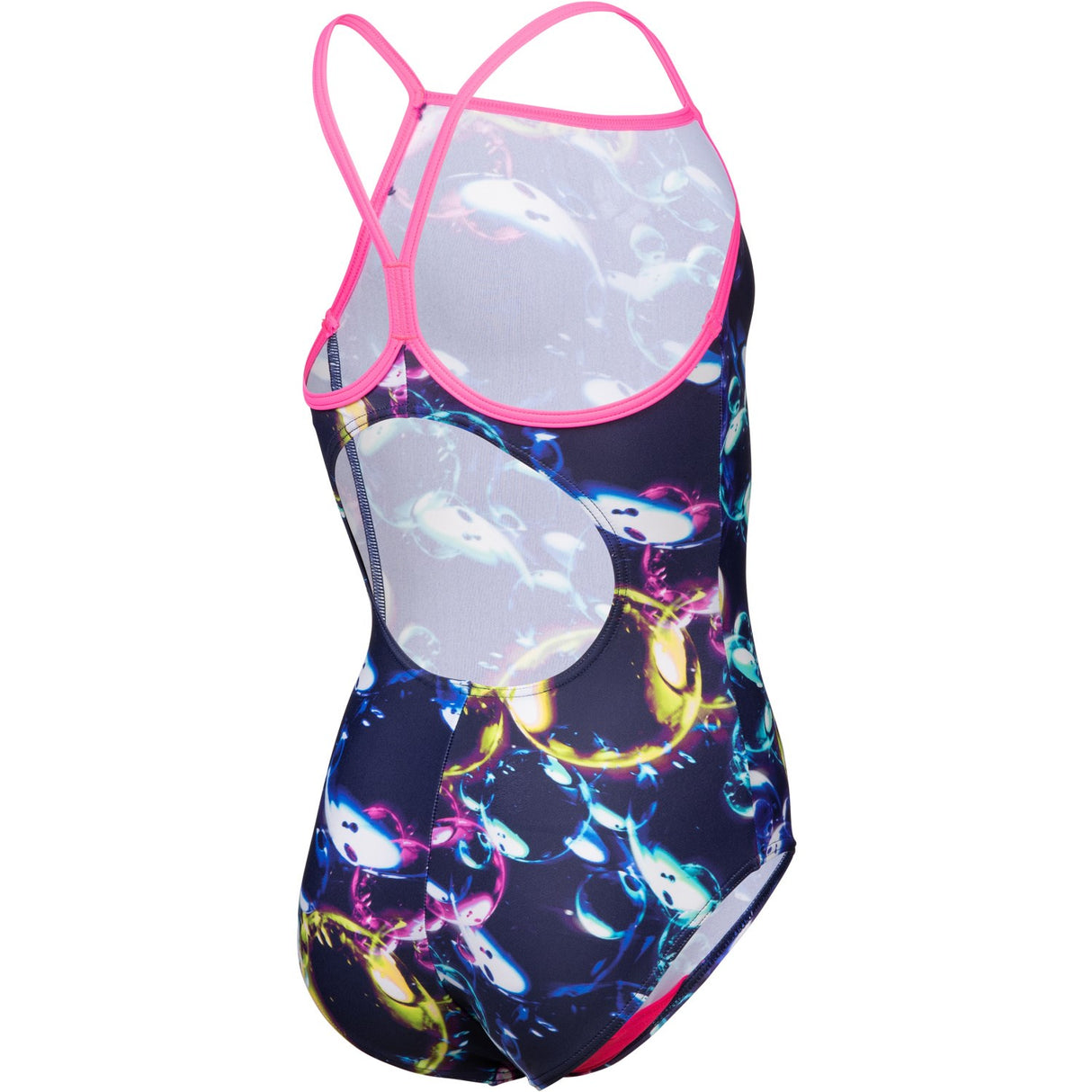 Arena Multi Girl'S Arena Soap Bubbles Swimsuit Light Drop Back