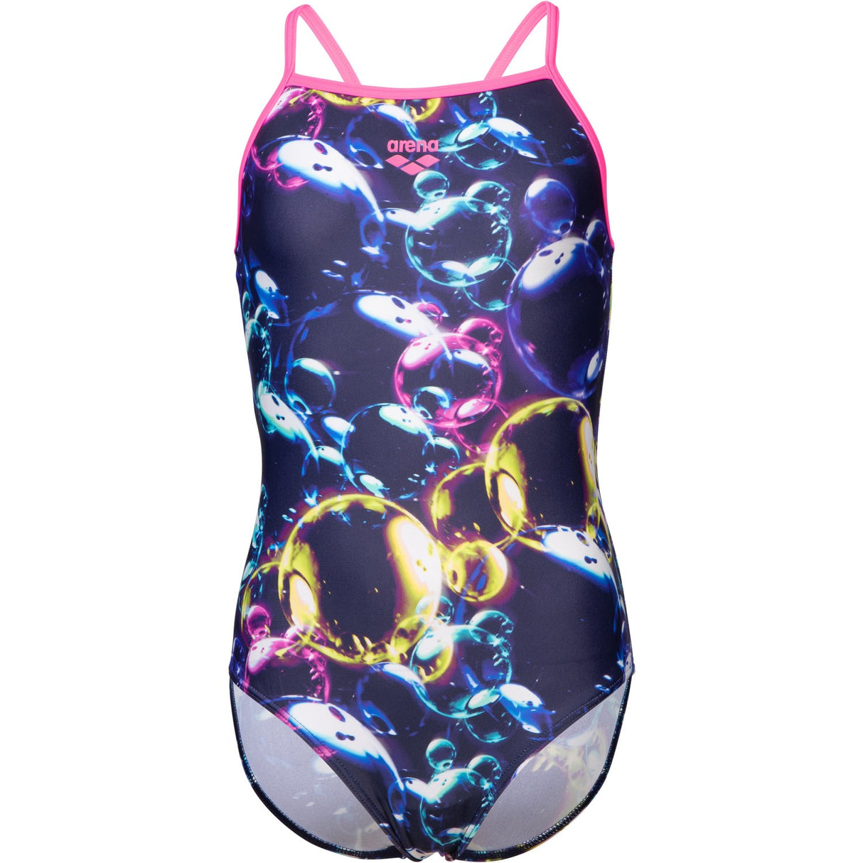 Arena Multi Girl'S Arena Soap Bubbles Swimsuit Light Drop Back