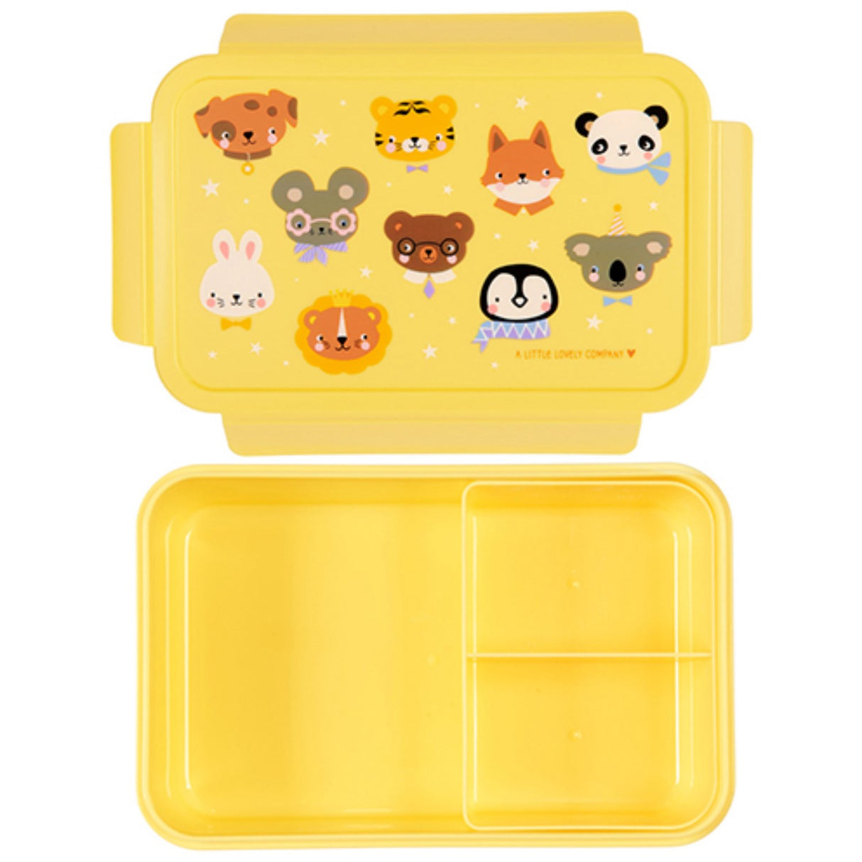 A Little Lovely Company Animal Friends Bento Lunch Box