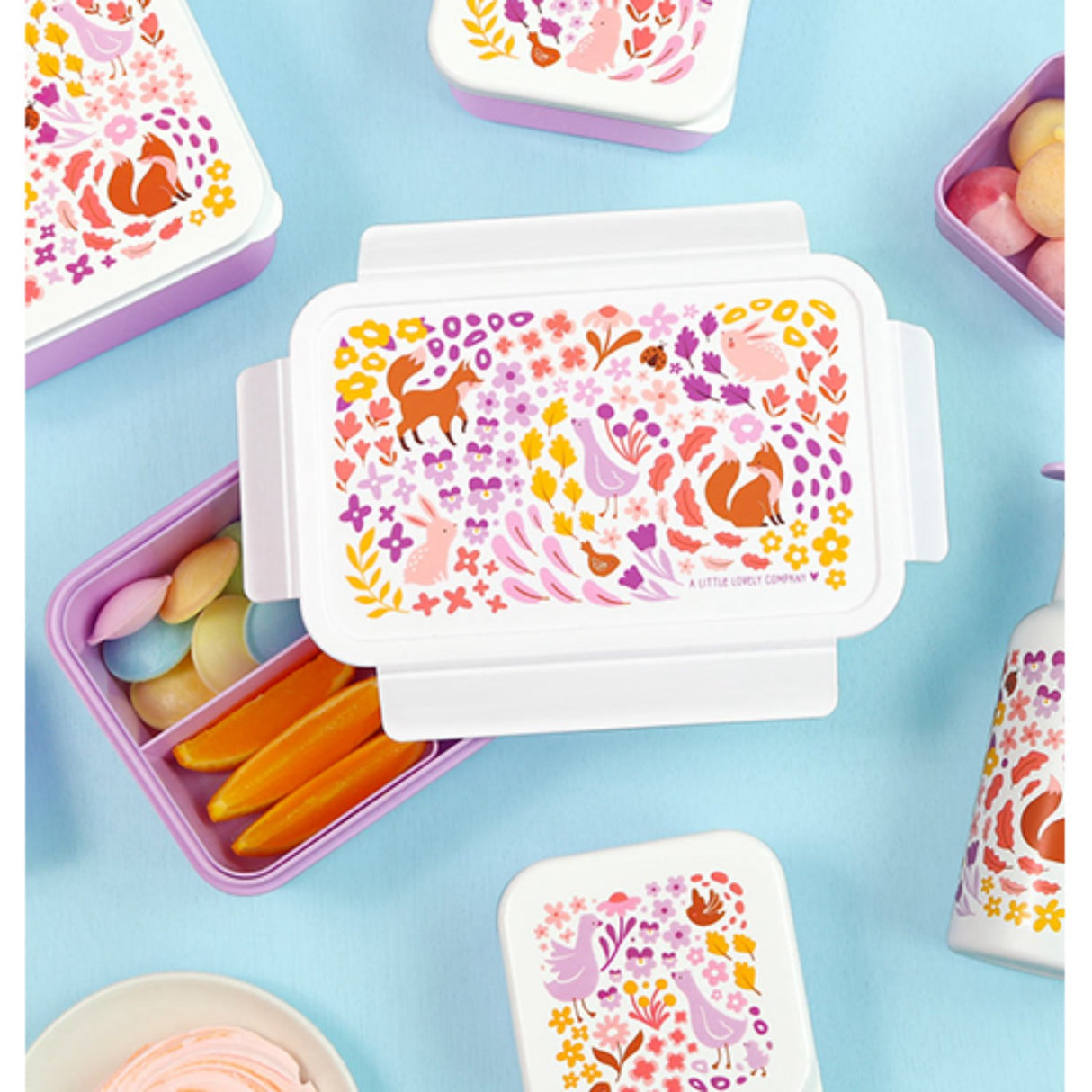 A Little Lovely Company Flower Garden Bento Lunch Box