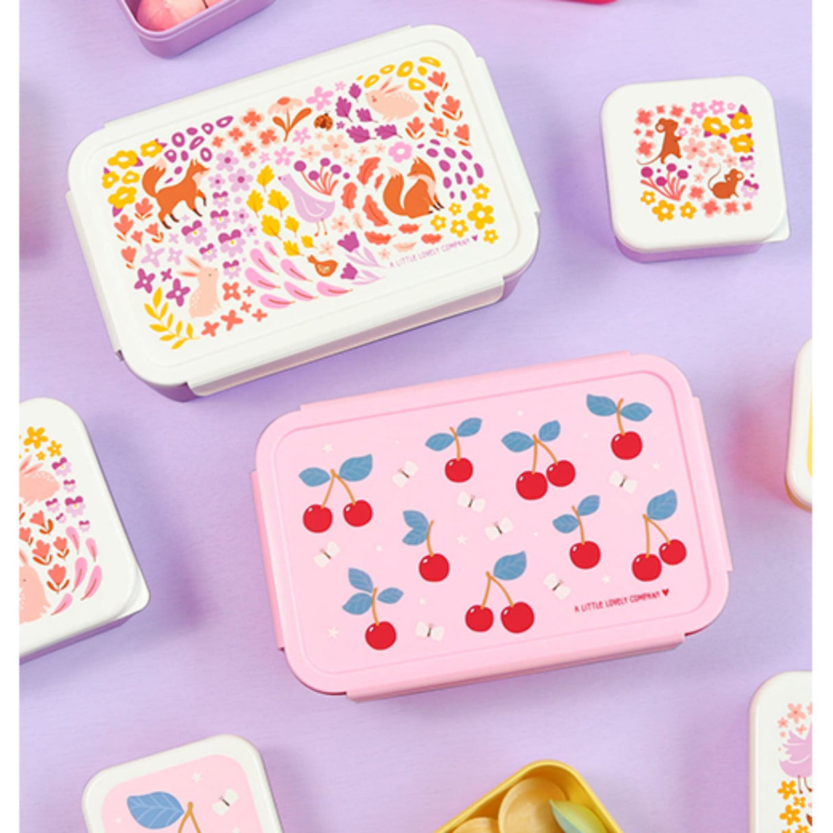 A Little Lovely Company Flower Garden Bento Lunch Box