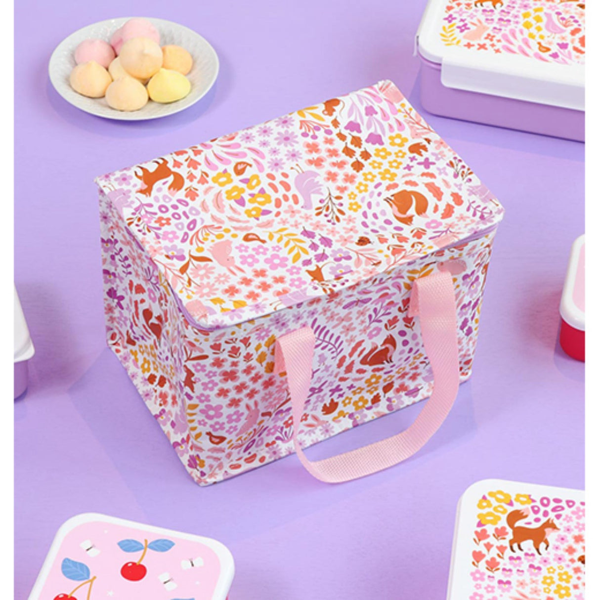 A Little Lovely Company Flower Garden Cooler Bag