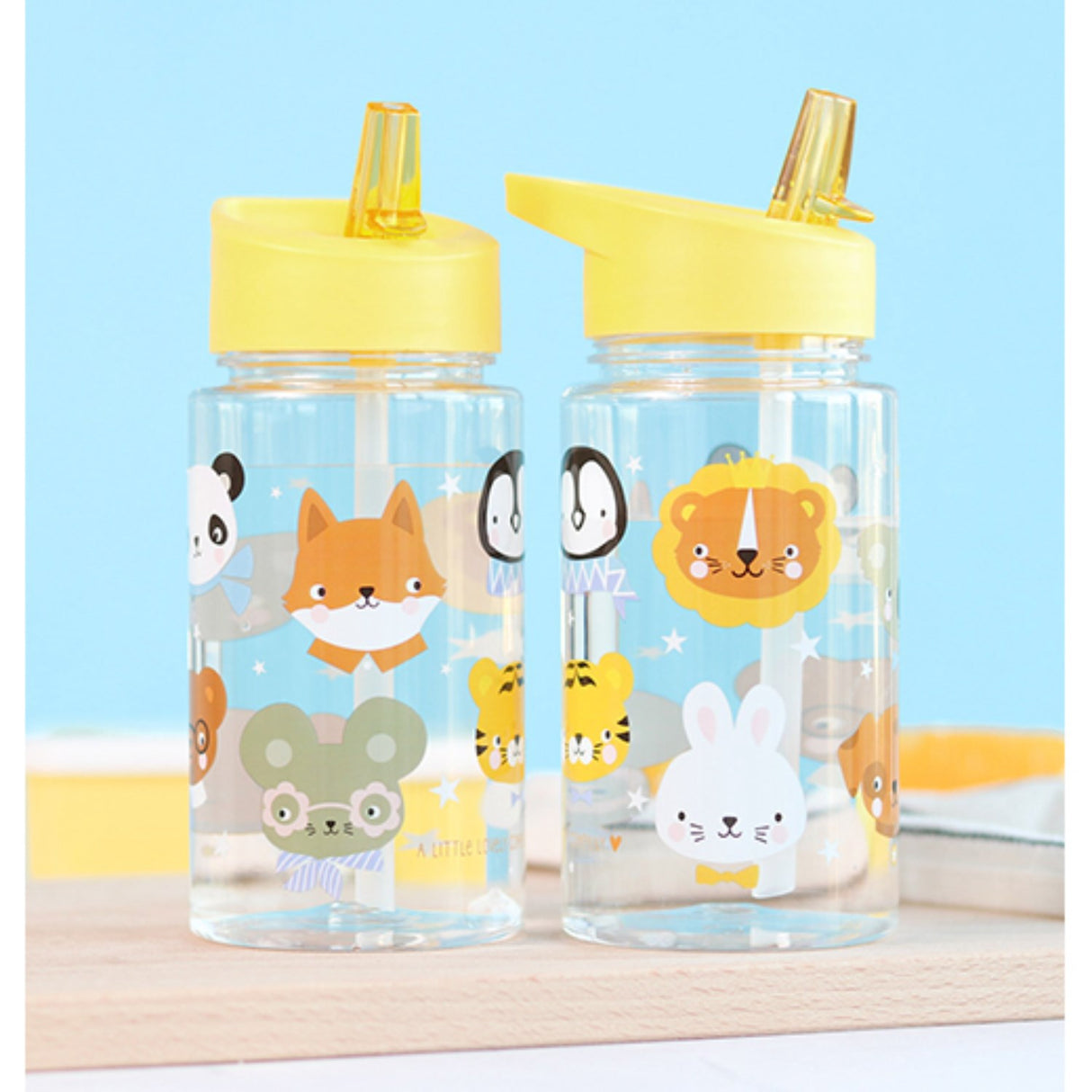 A Little Lovely Company Animal Friends Water Bottle