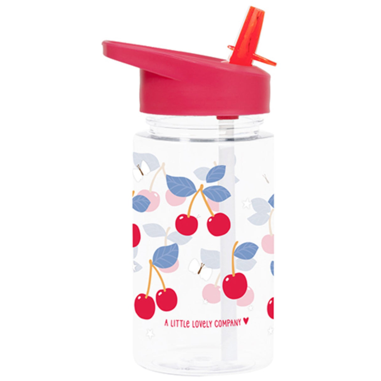 A Little Lovely Company Cherries Water Bottle
