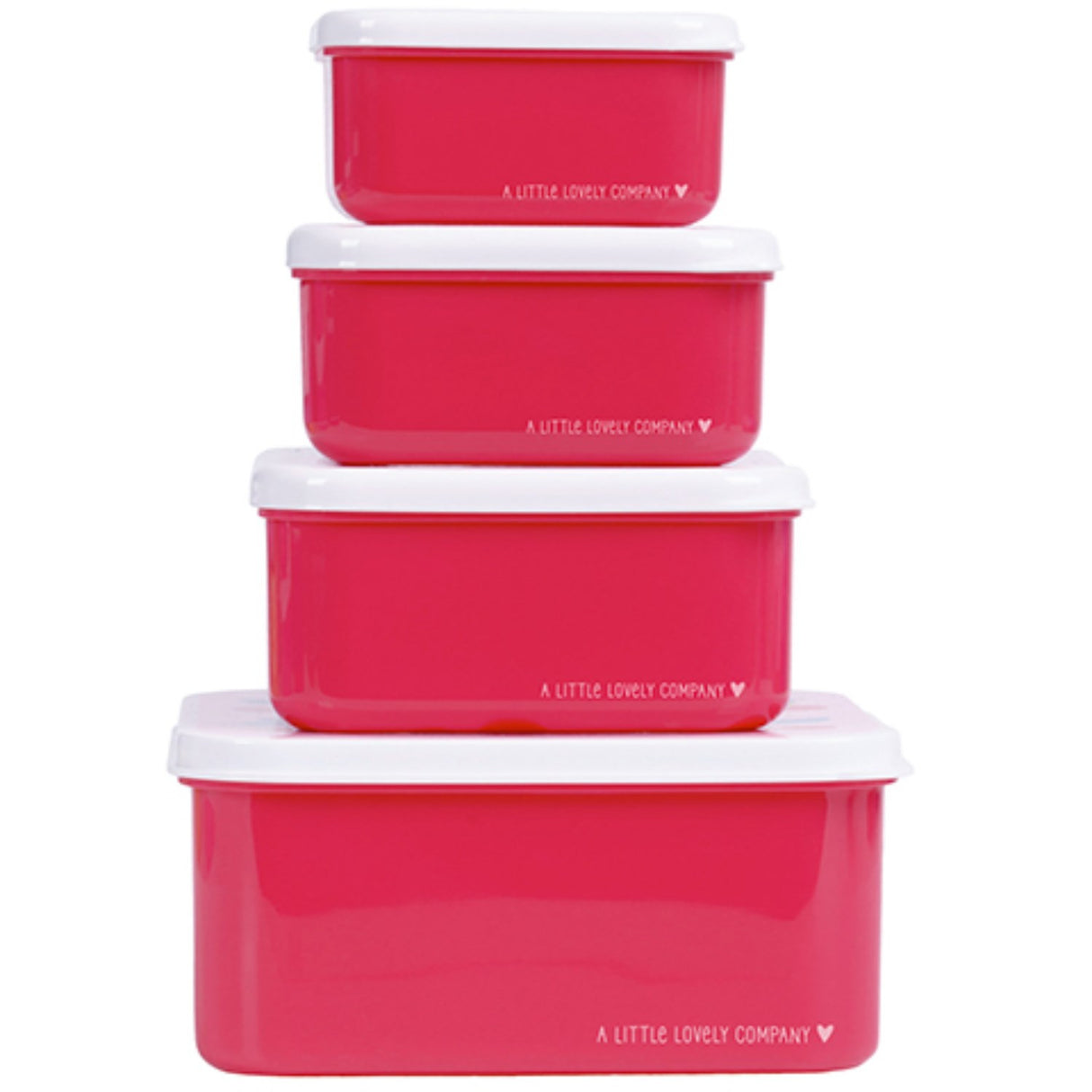 A Little Lovely Company Cherries Lunch & Snack Box Set