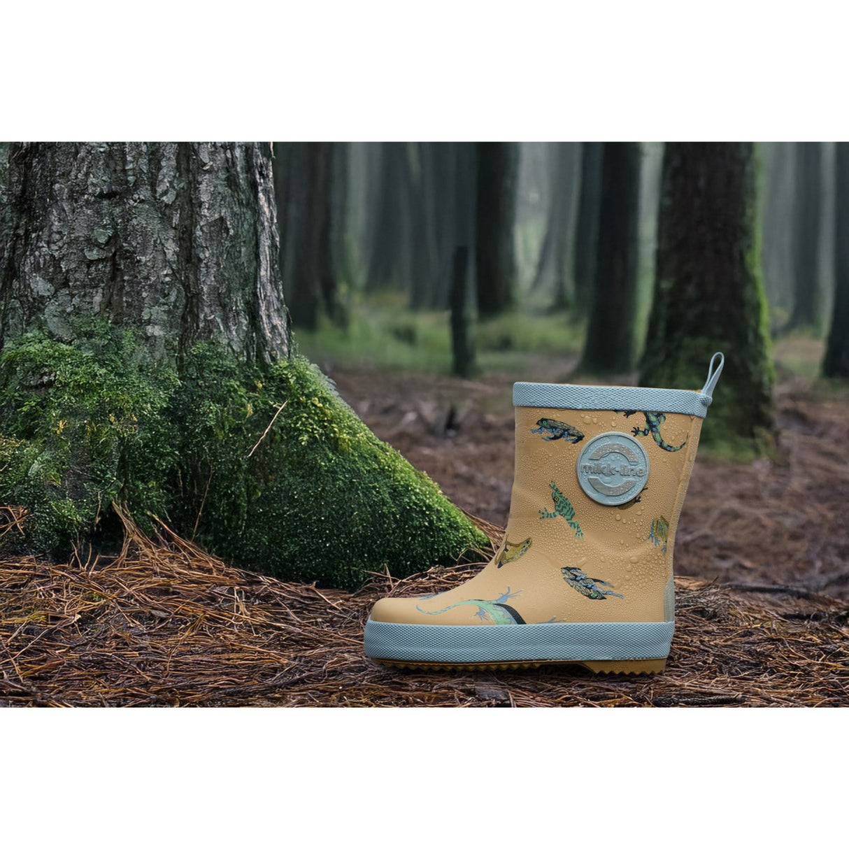 Mikk-Line Faded Denim Magic Wellies