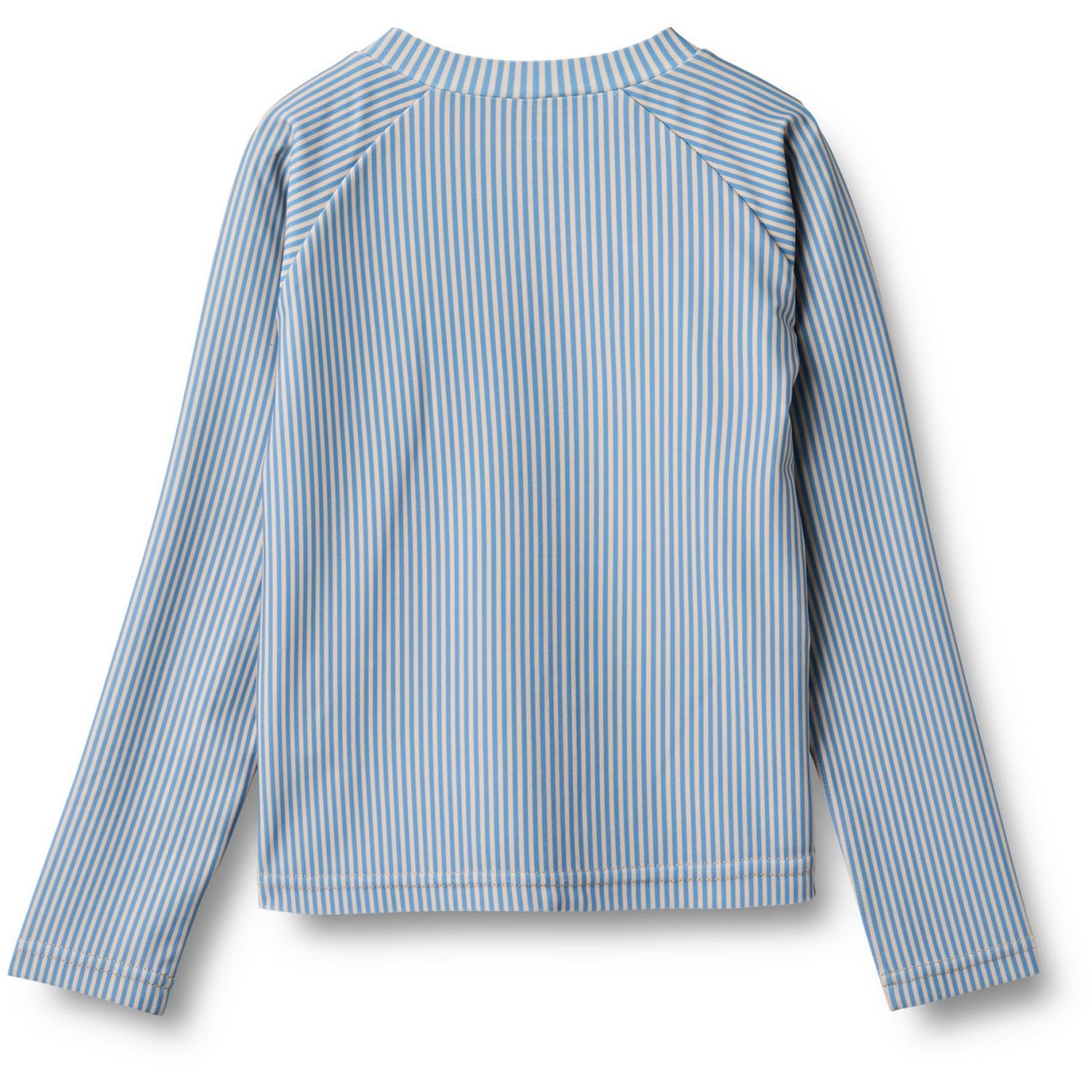 Wheat Blue Swim Stripe Swim T-Shirt L/S Zip Ada