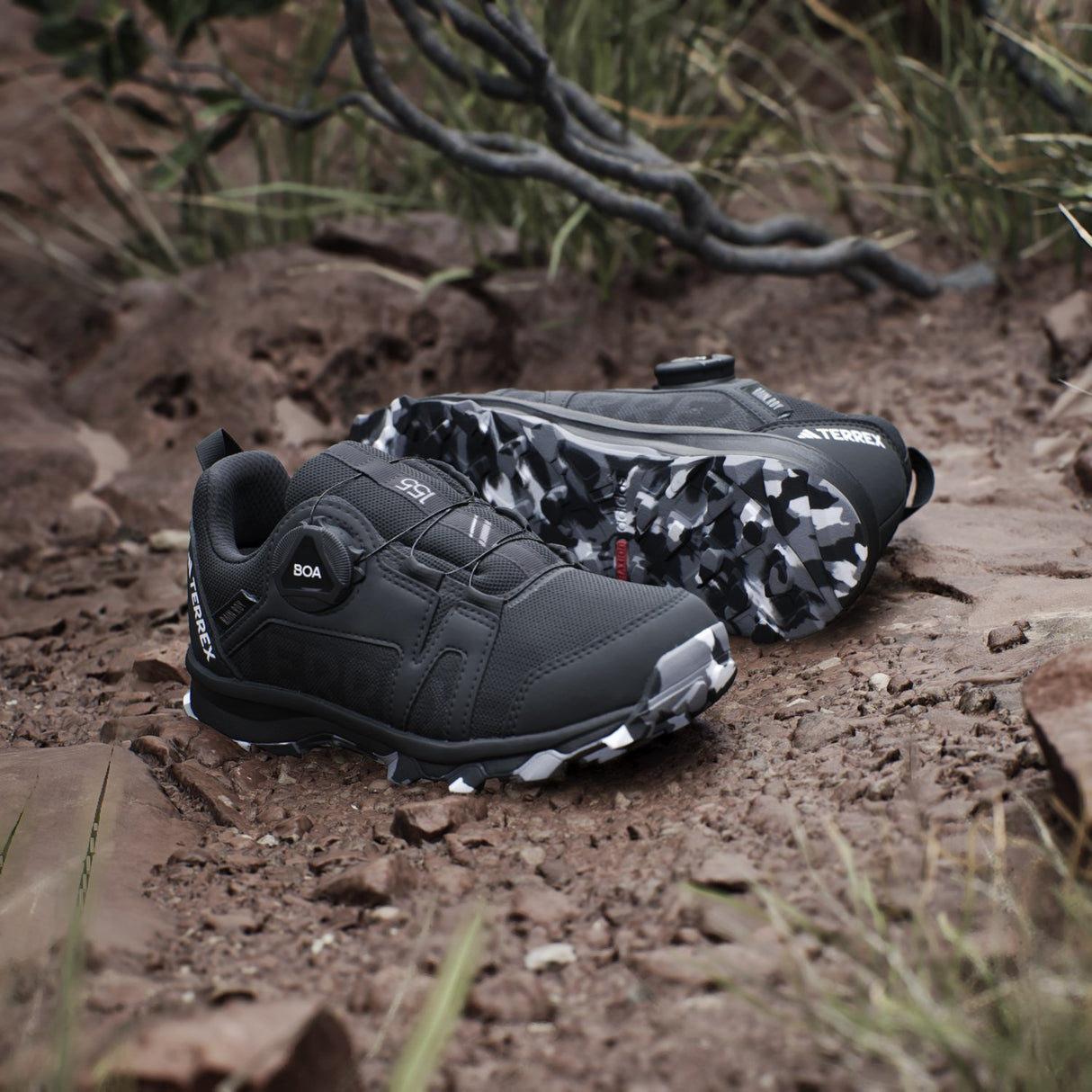 adidas Originals Core Black/Ftwr White/Grey Three Terrex Agravic Boa R.Rdy K Shoe