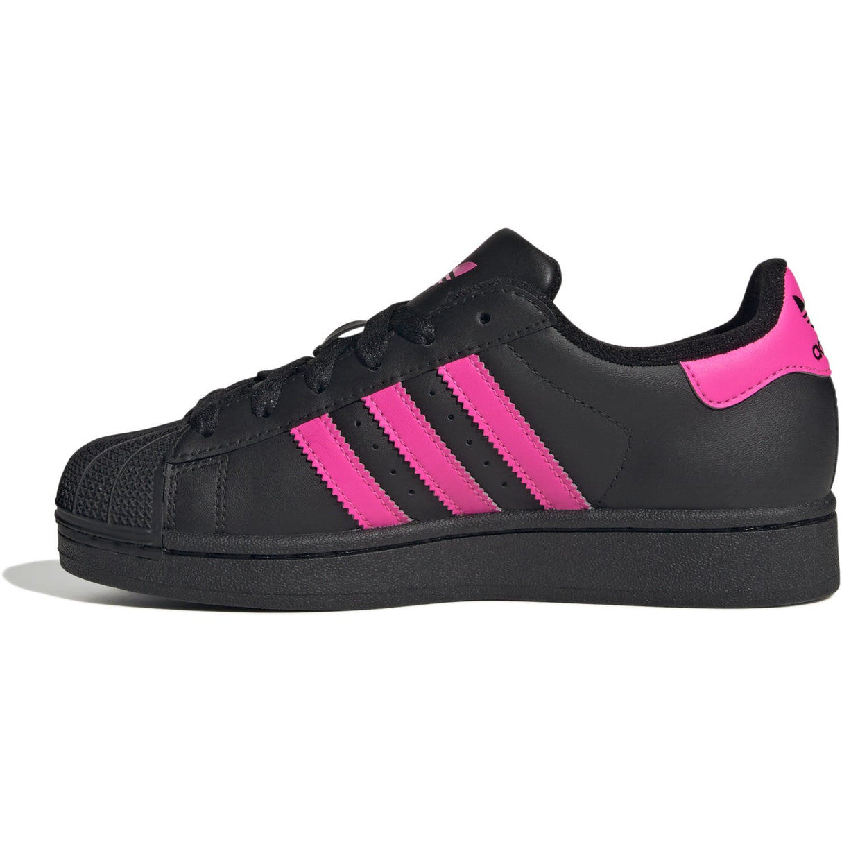 adidas Originals Core Black/Lucid Pink/Core Black Superstar Ii J Sneakers
