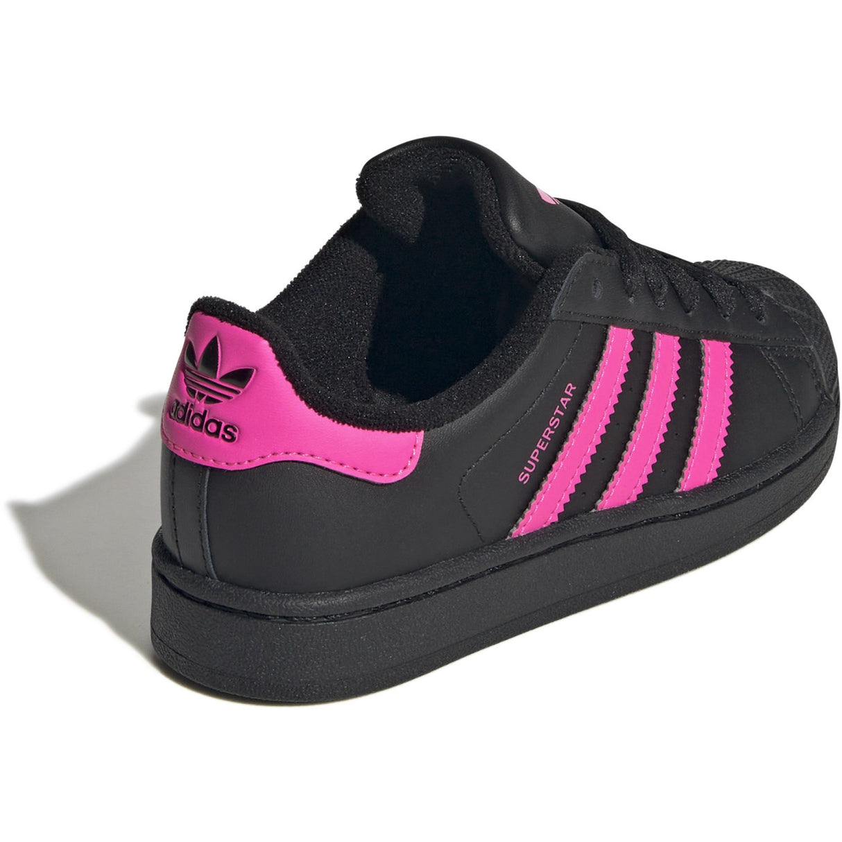 adidas Originals Core Black/Lucid Pink/Core Black Superstar Ii C Sneakers