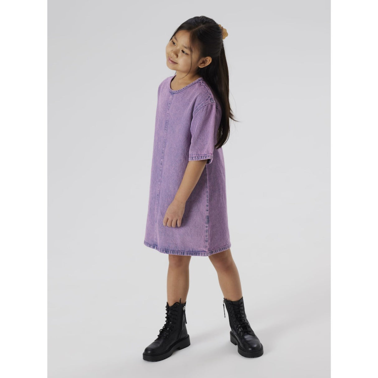 Name It Orchid Overdyed Nkfmaggie Dnm Dress 4009-Za F