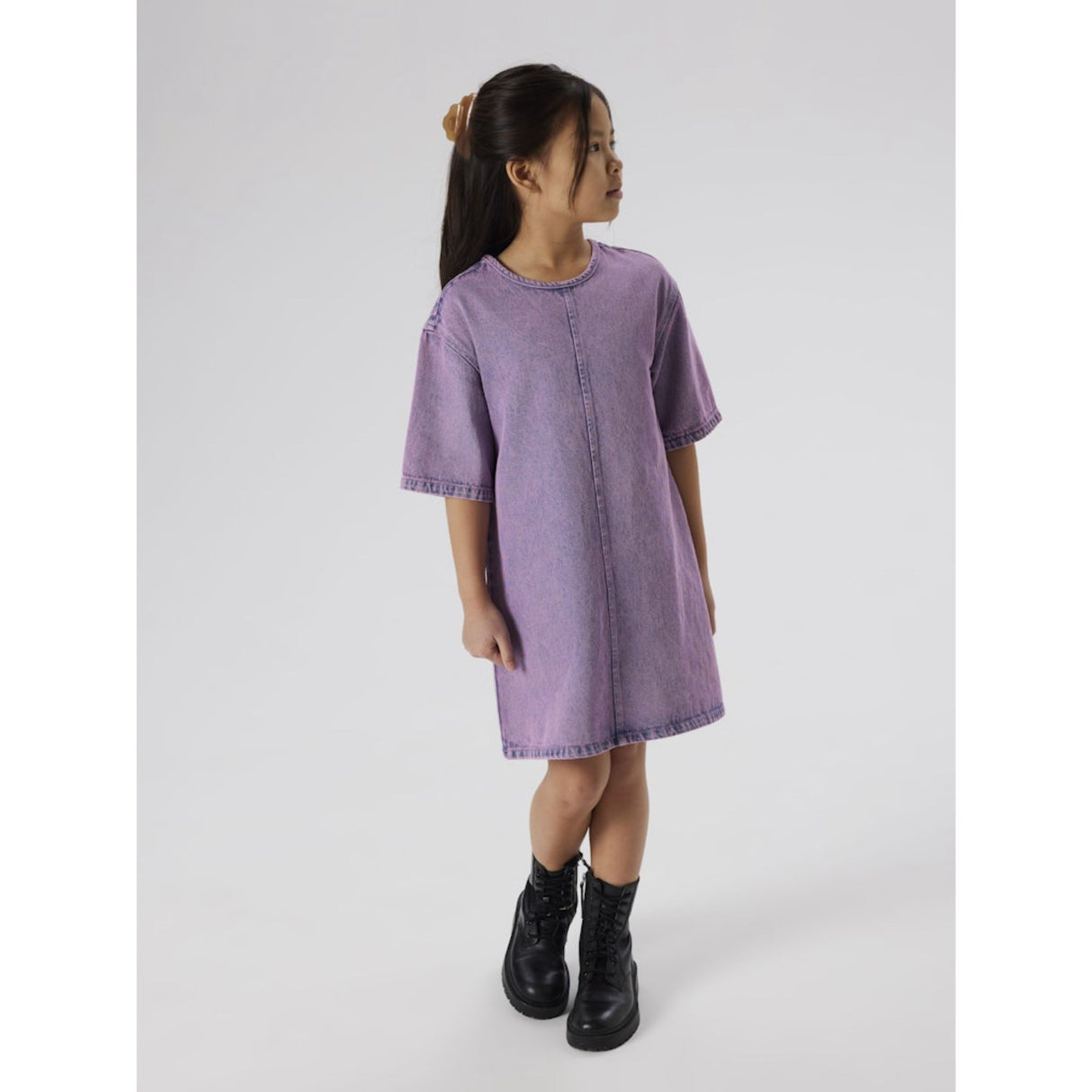 Name It Orchid Overdyed Nkfmaggie Dnm Dress 4009-Za F