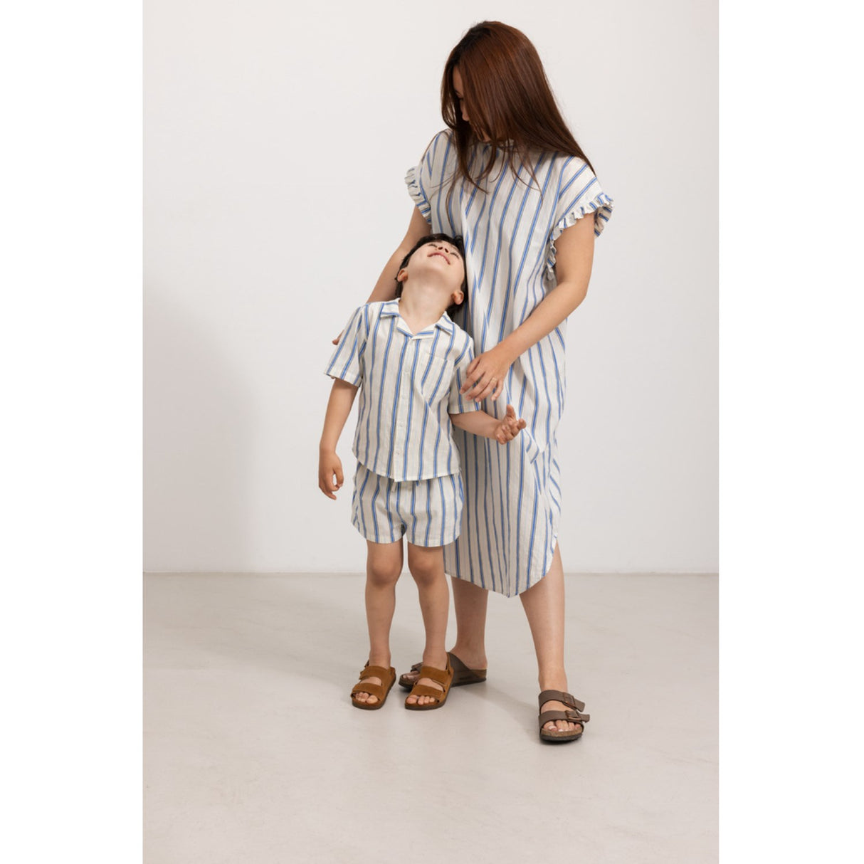 MarMar Cotton Stripes Chambray Stripe Pina Shorts
