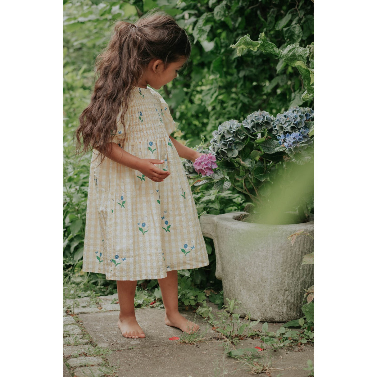 Fliink Sunlight Flower Aop Agnes Flower Dress