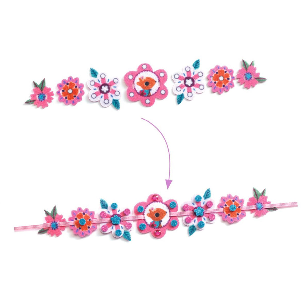 Djeco DIY - Armbånd, Bedste Venner