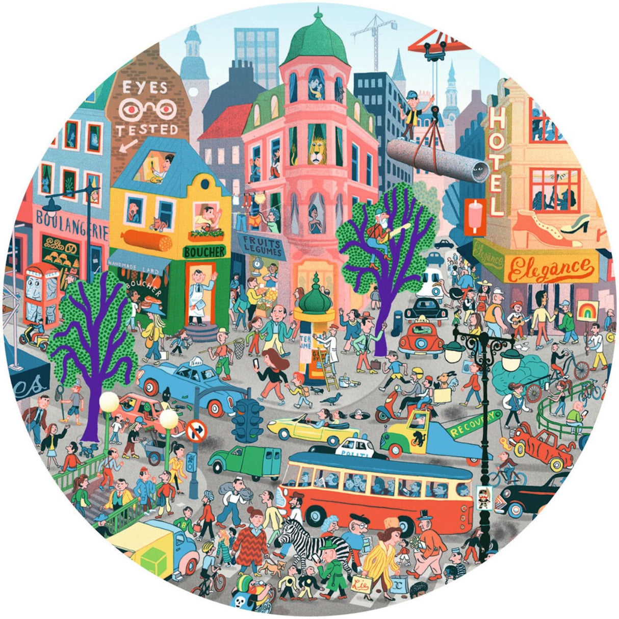 Djeco Observation Puzzle, The City - 200 Pieces
