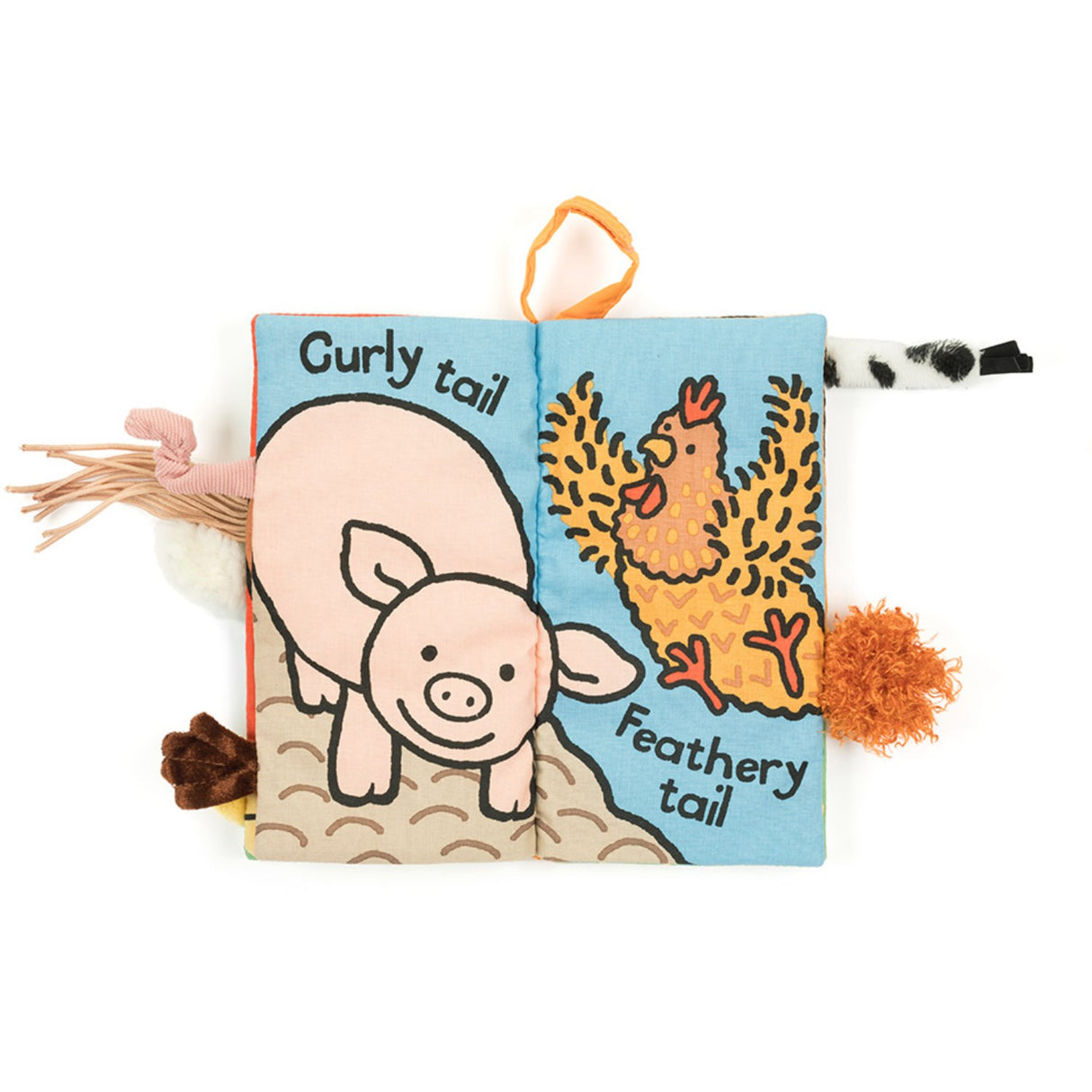 Jellycat Baby, Tail Book, Farm Tails