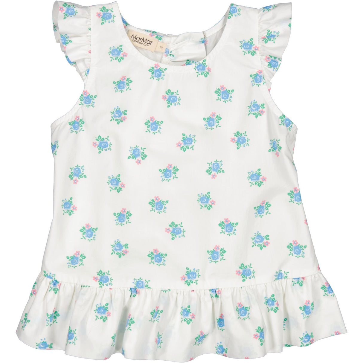 MarMar Poplin Summer Bouquet Tawny Top
