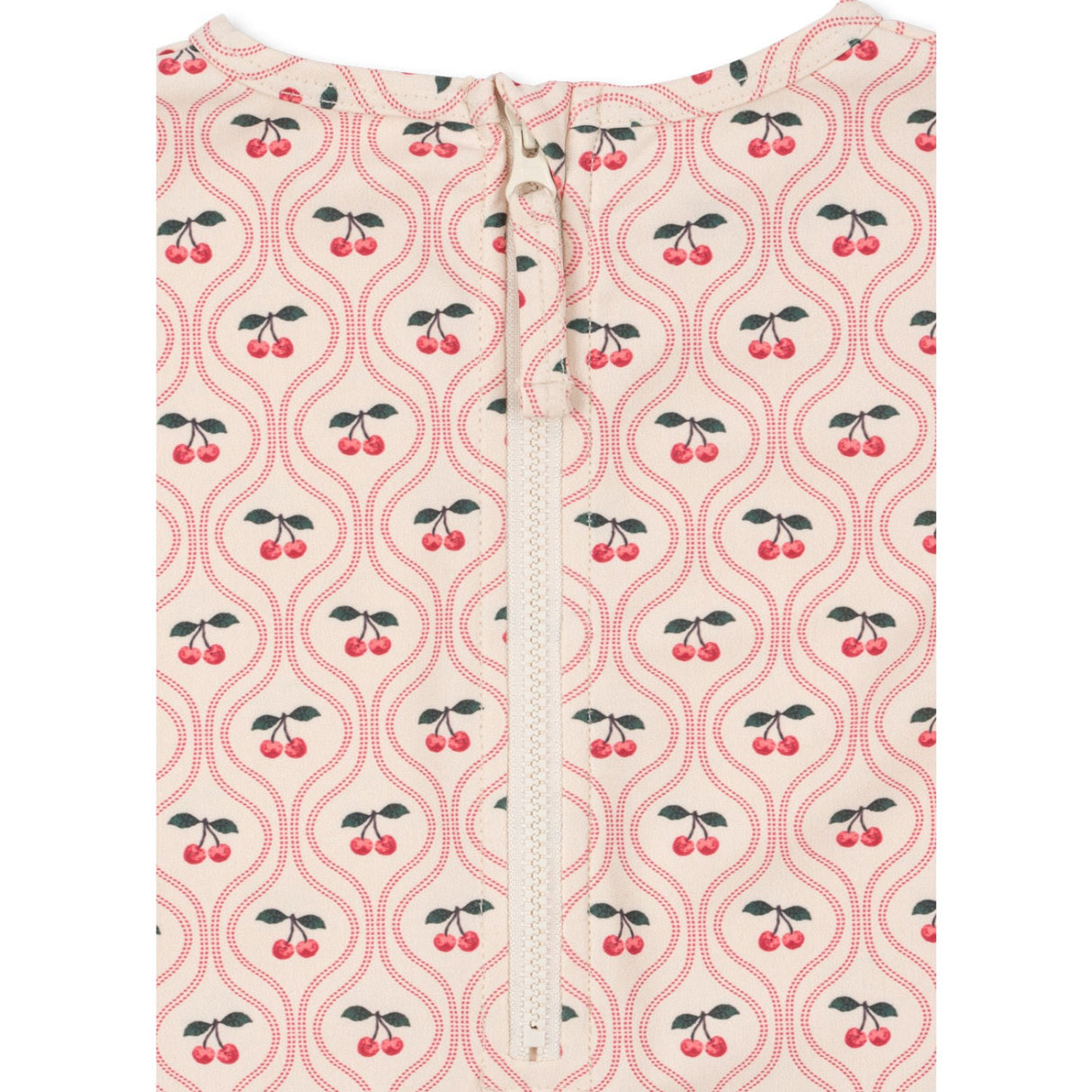 Konges Sløjd Cherry Pink Motif Merle Ls Swimsuit Grs