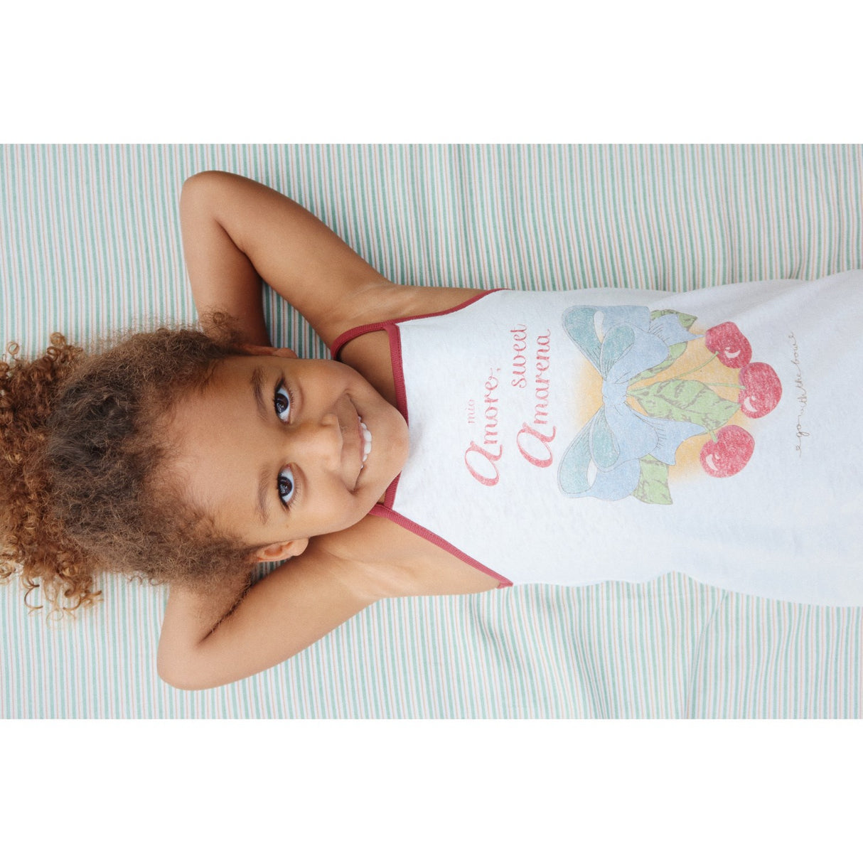 Konges Sløjd Off White/Amarena Era Strap Dress Ocs