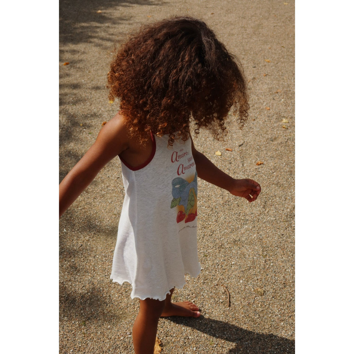 Konges Sløjd Off White/Amarena Era Strap Dress Ocs