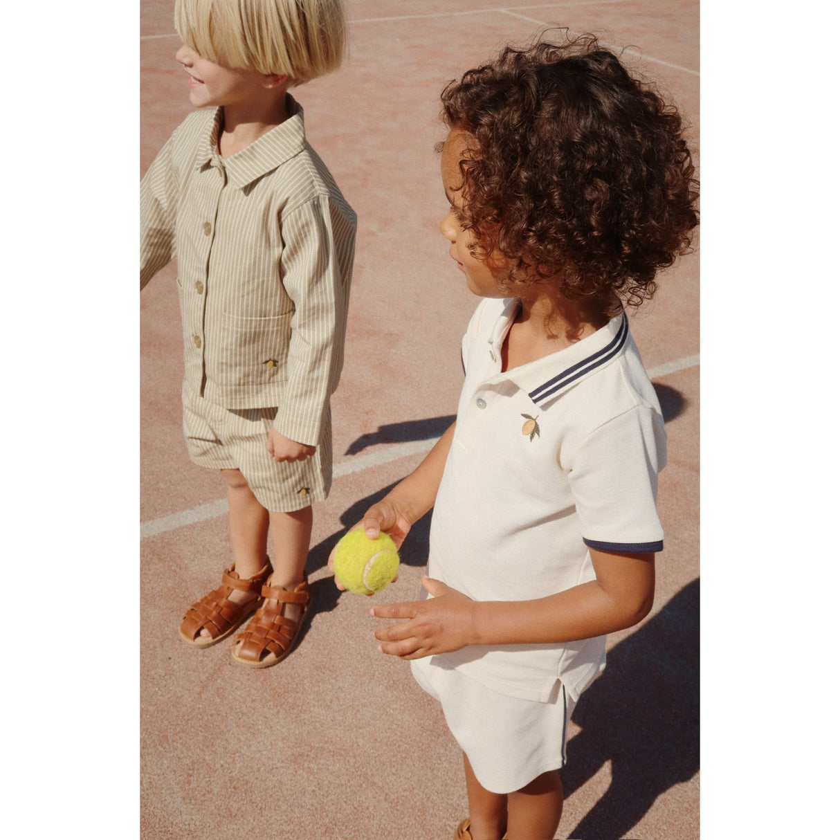 Konges Sløjd Antique White Florian Polo Shirt Gots