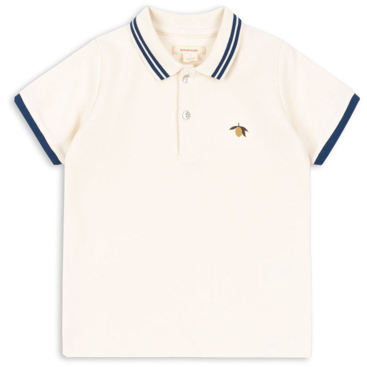 Konges Sløjd Antique White Florian Polo Shirt Gots