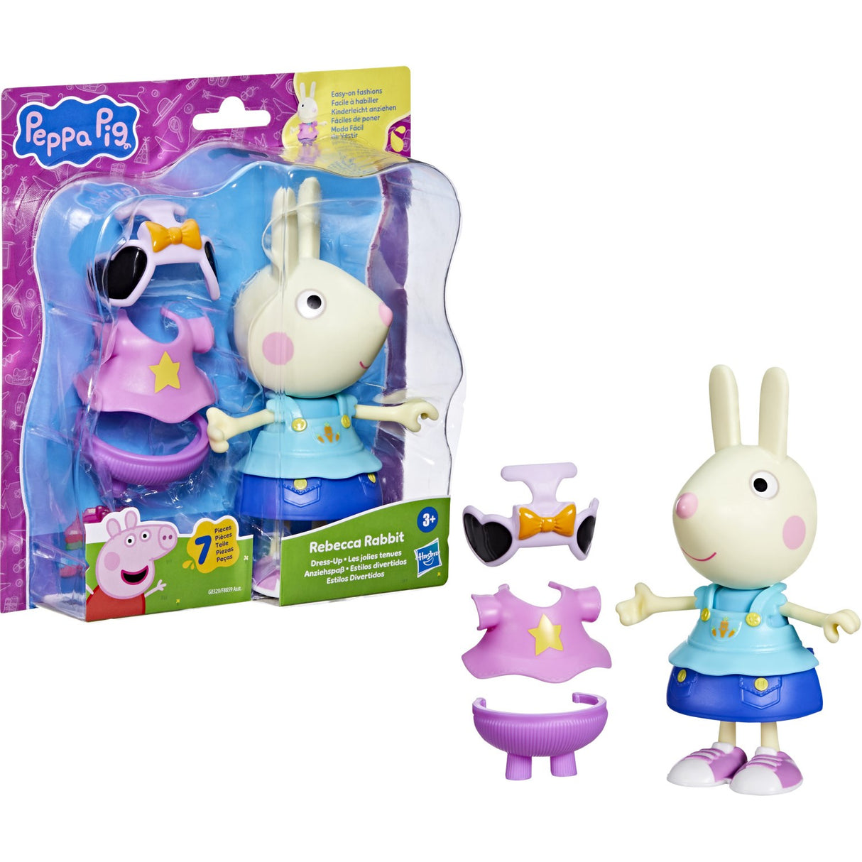 Peppa Pig Påklædningsfigur Rebecca Rabbit