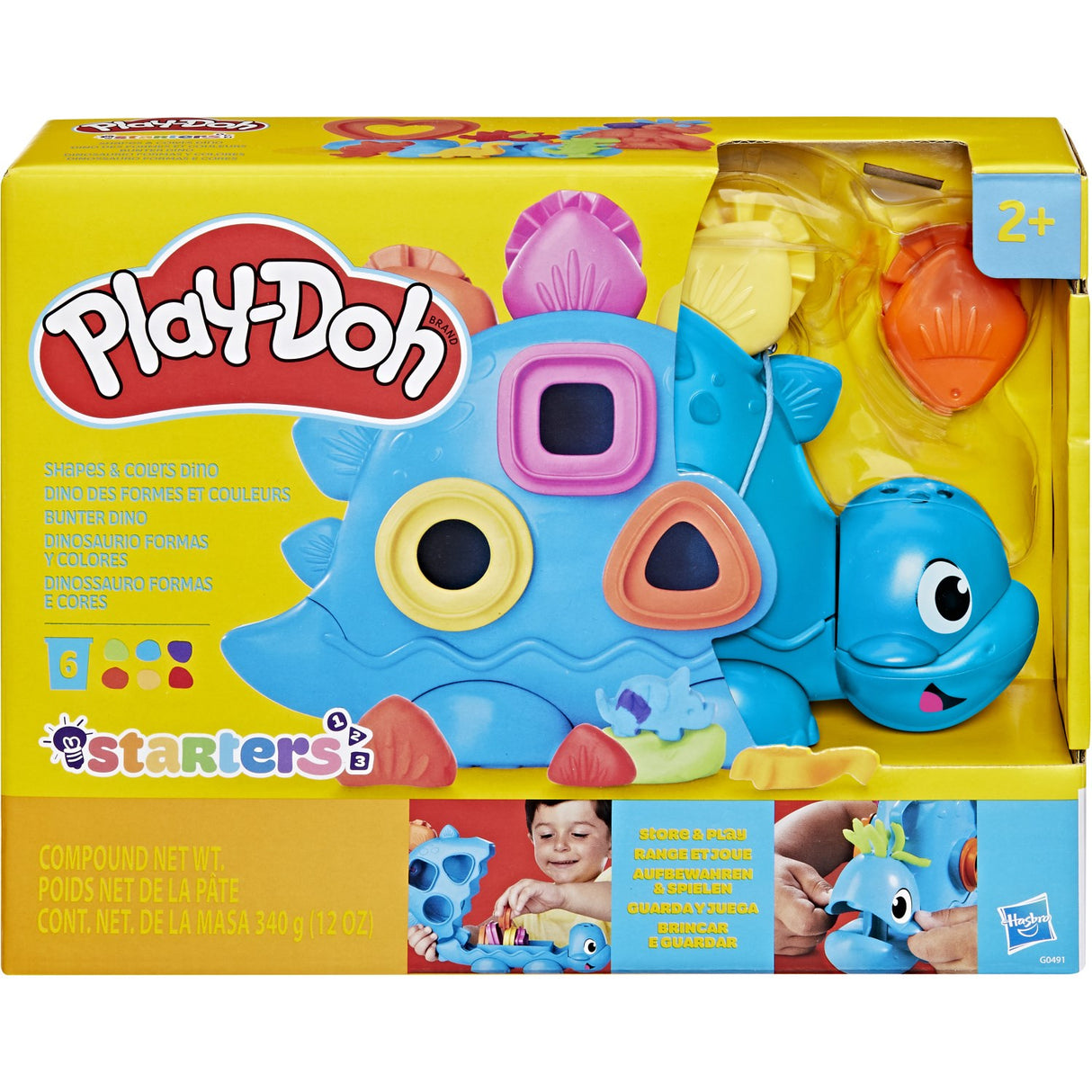 Play-Doh Shapes & Colors Dino Starter Set