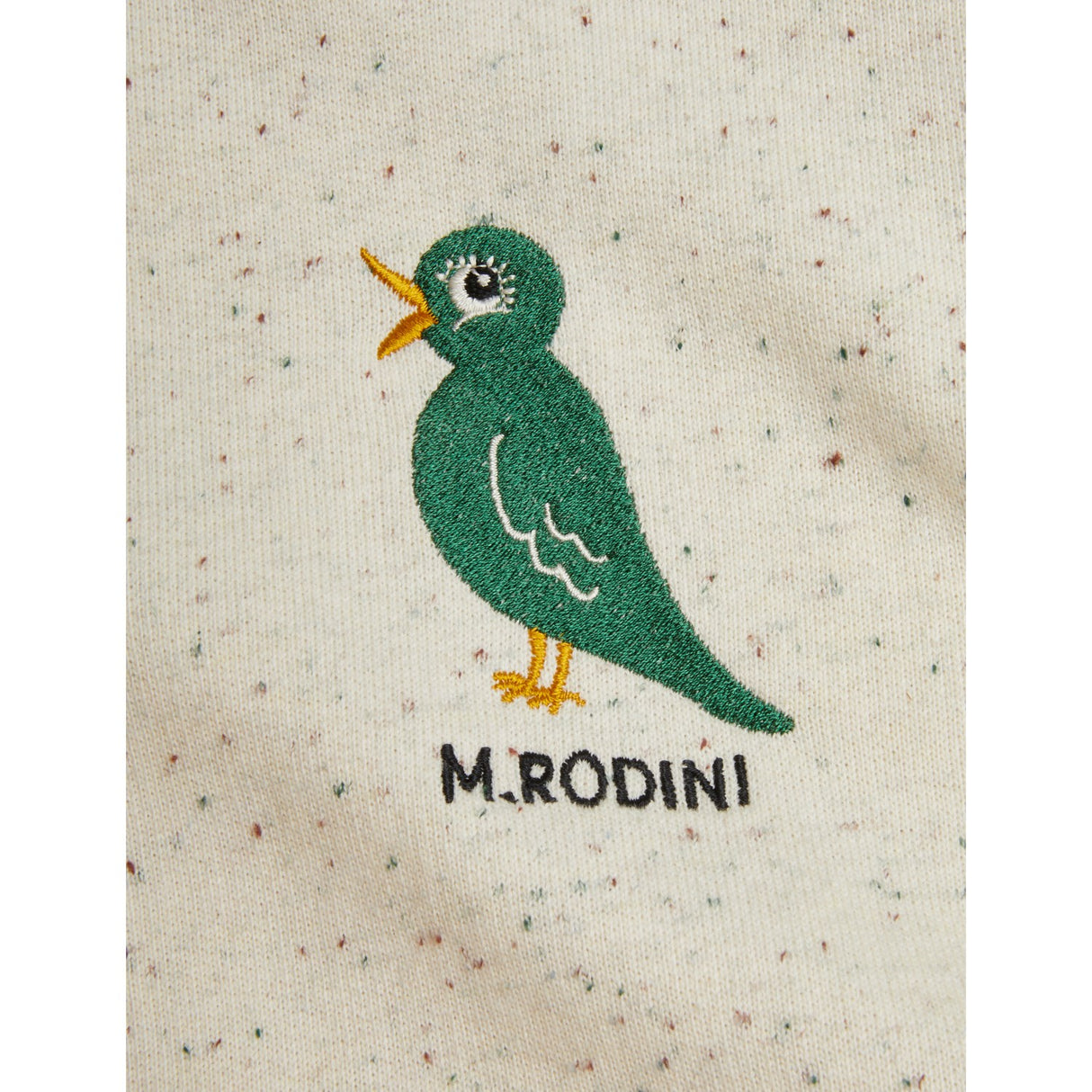 Mini Rodini Offwhite Bird Emb Neps Sweatpants