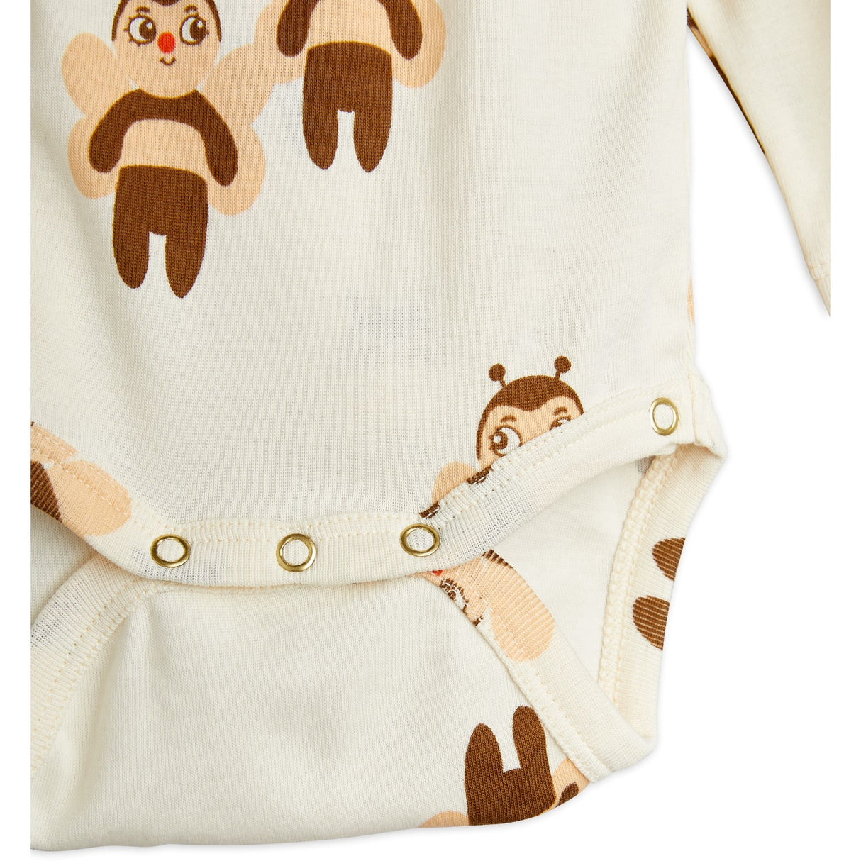 Mini Rodini Offwhite Bees AOP Nb Baby Set