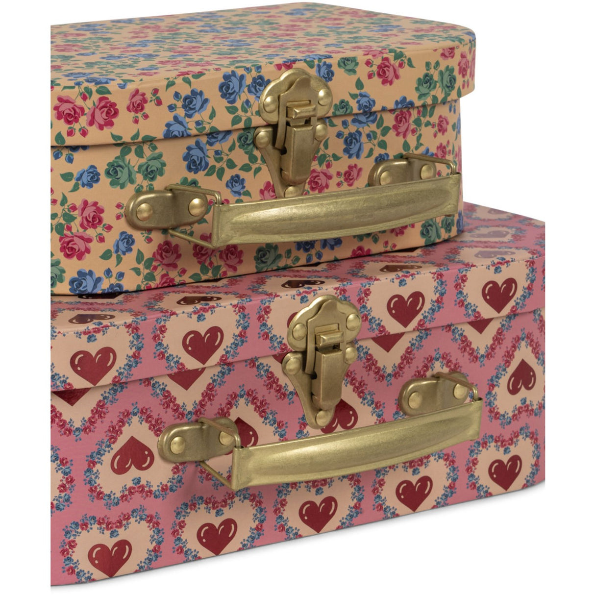 Konges Sløjd Pink 2 Pack Suitcase Fsc