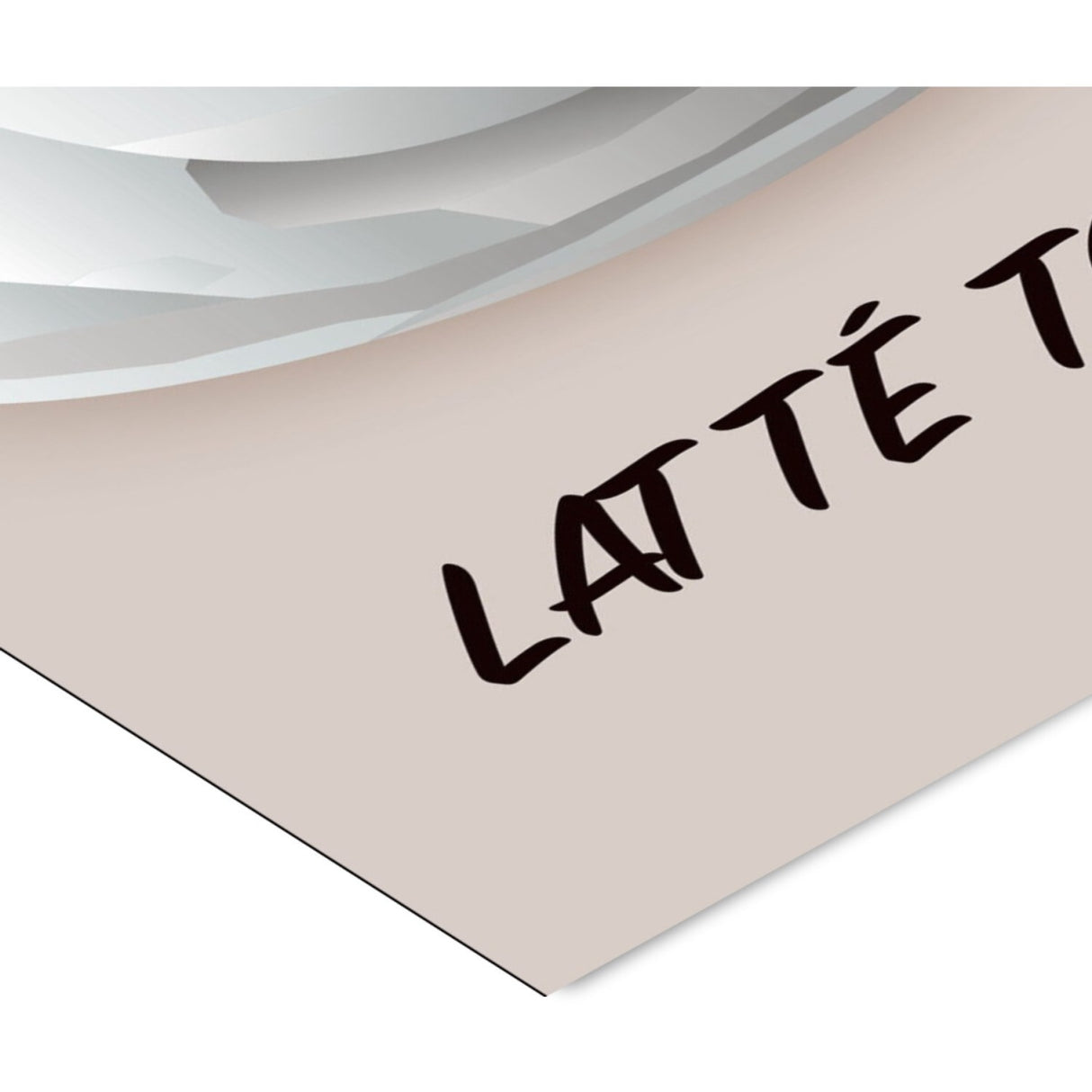 Poster & Frame Citatplakat - Mom You Mean A Latté To Me