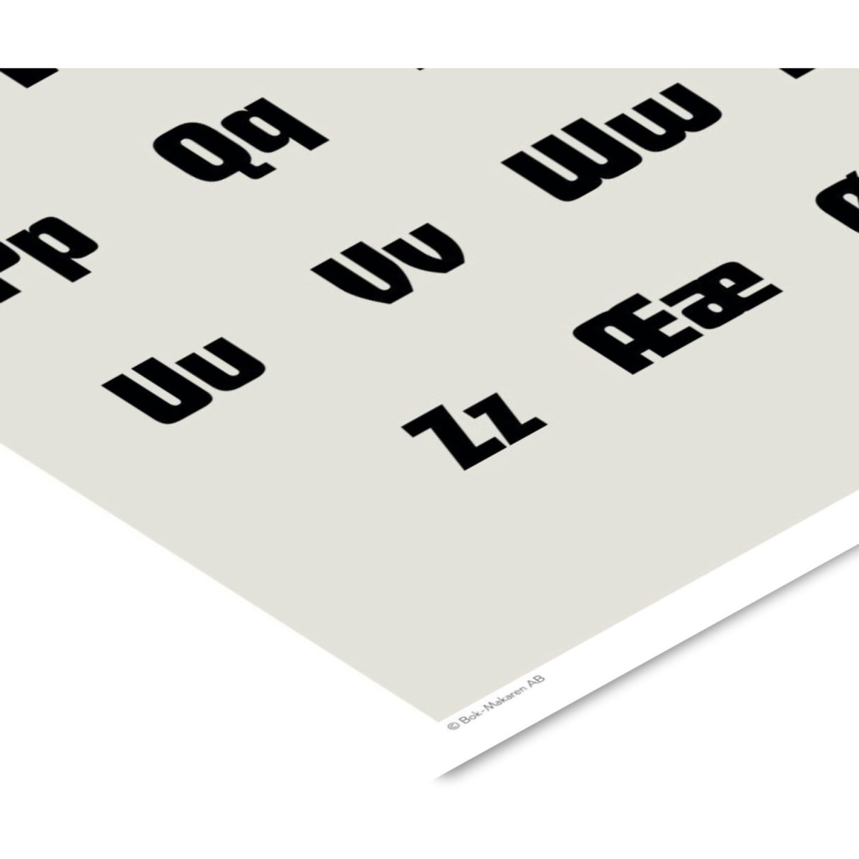 Poster & Frame Alfons Åberg - Alfons Åberg - ABC Sort