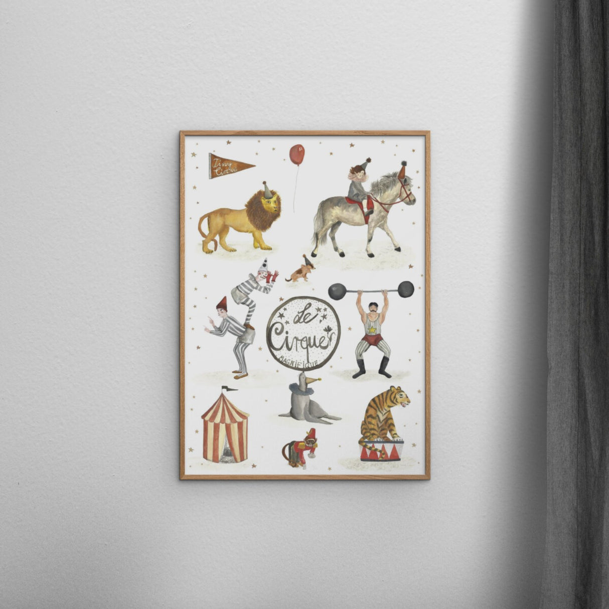 Poster & Frame Tiny Goods - Big Circus
