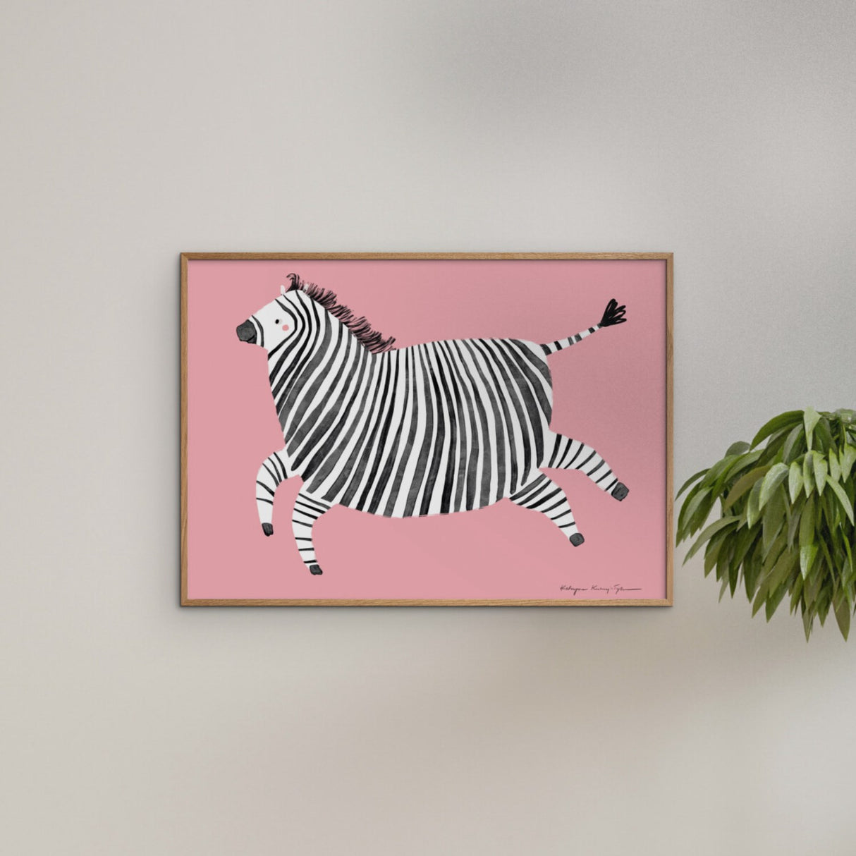 Poster & Frame Wild Apple - Zebra