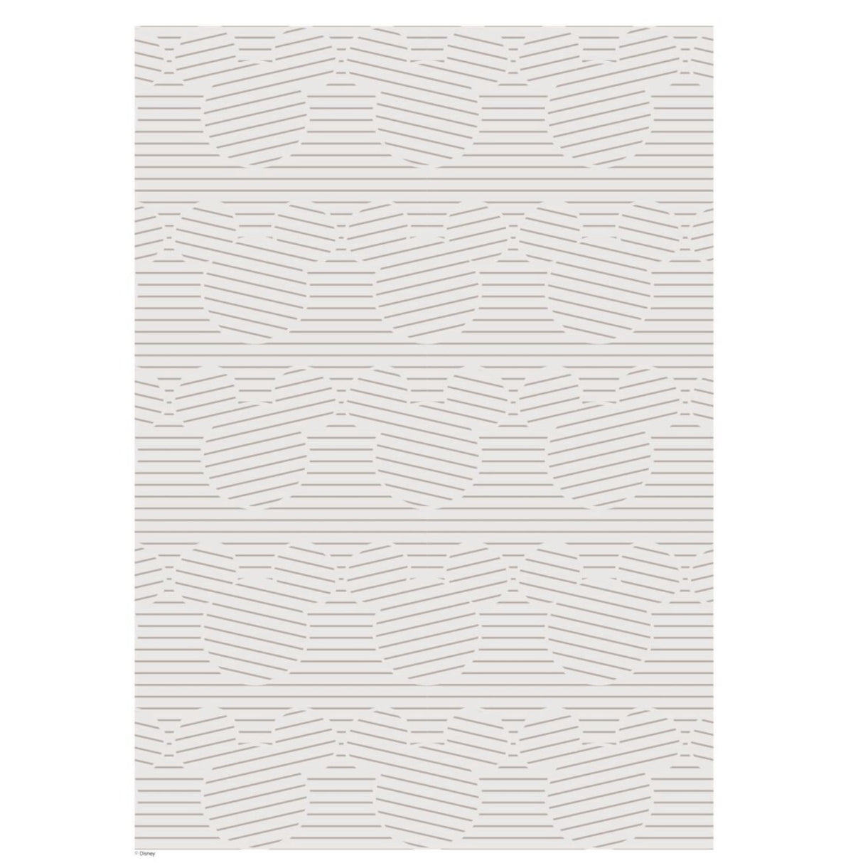 Poster & Frame Disney - Grey Stripe Mickey