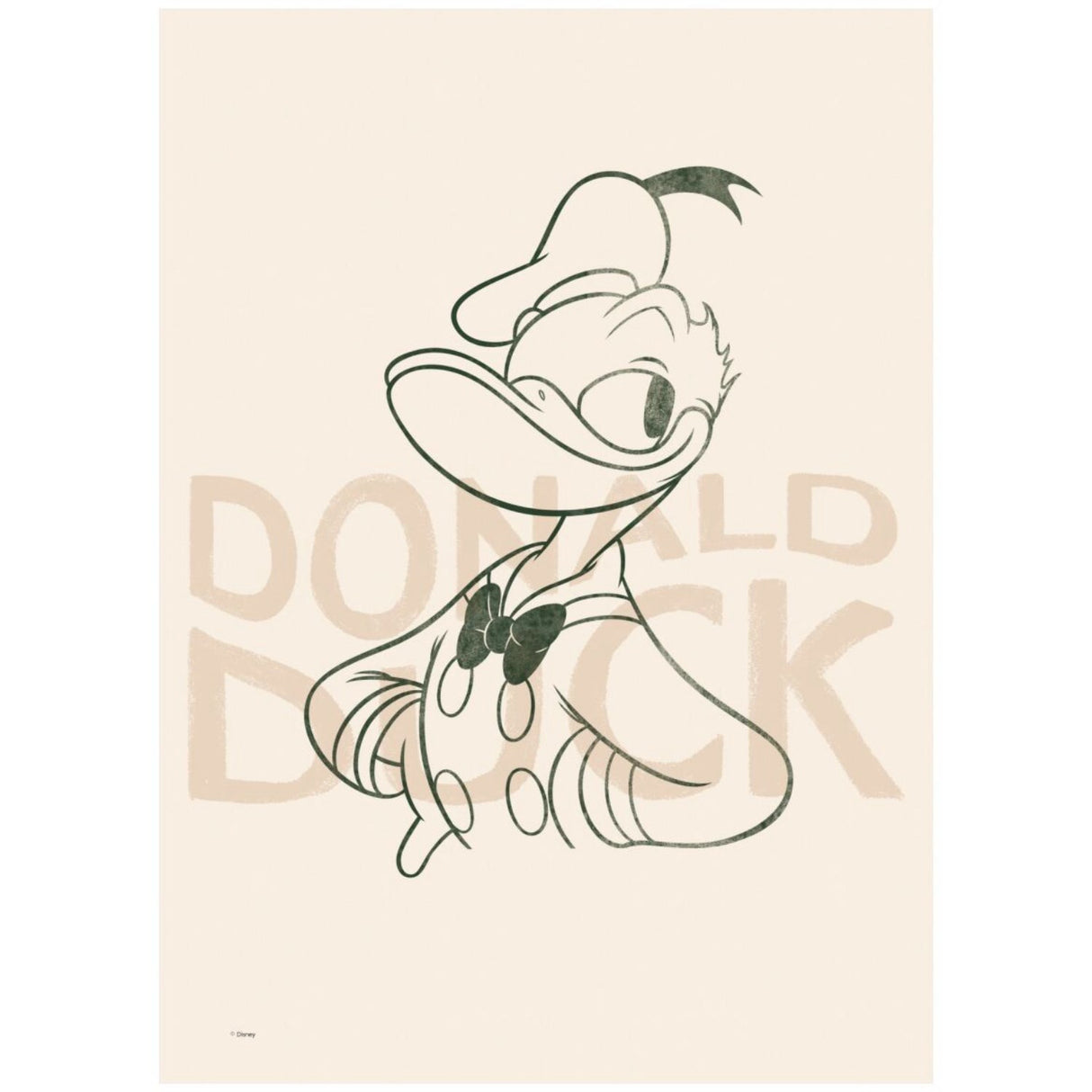 Poster & Frame Disney - Donald Duck Green